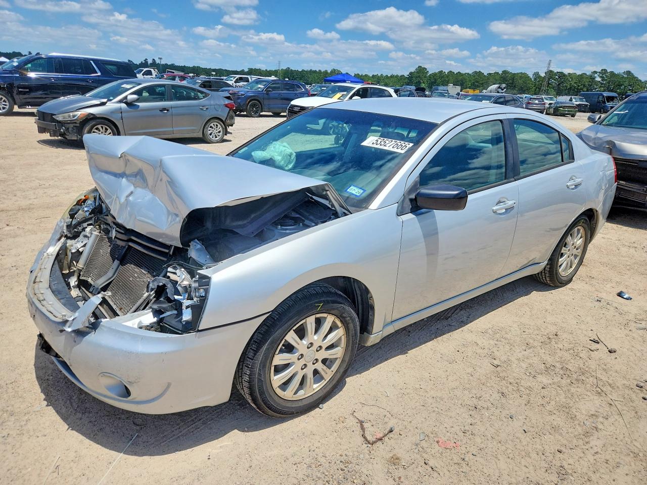 2008 Mitsubishi Galant Es Серебряный vin: 4A3AB36F28E017549