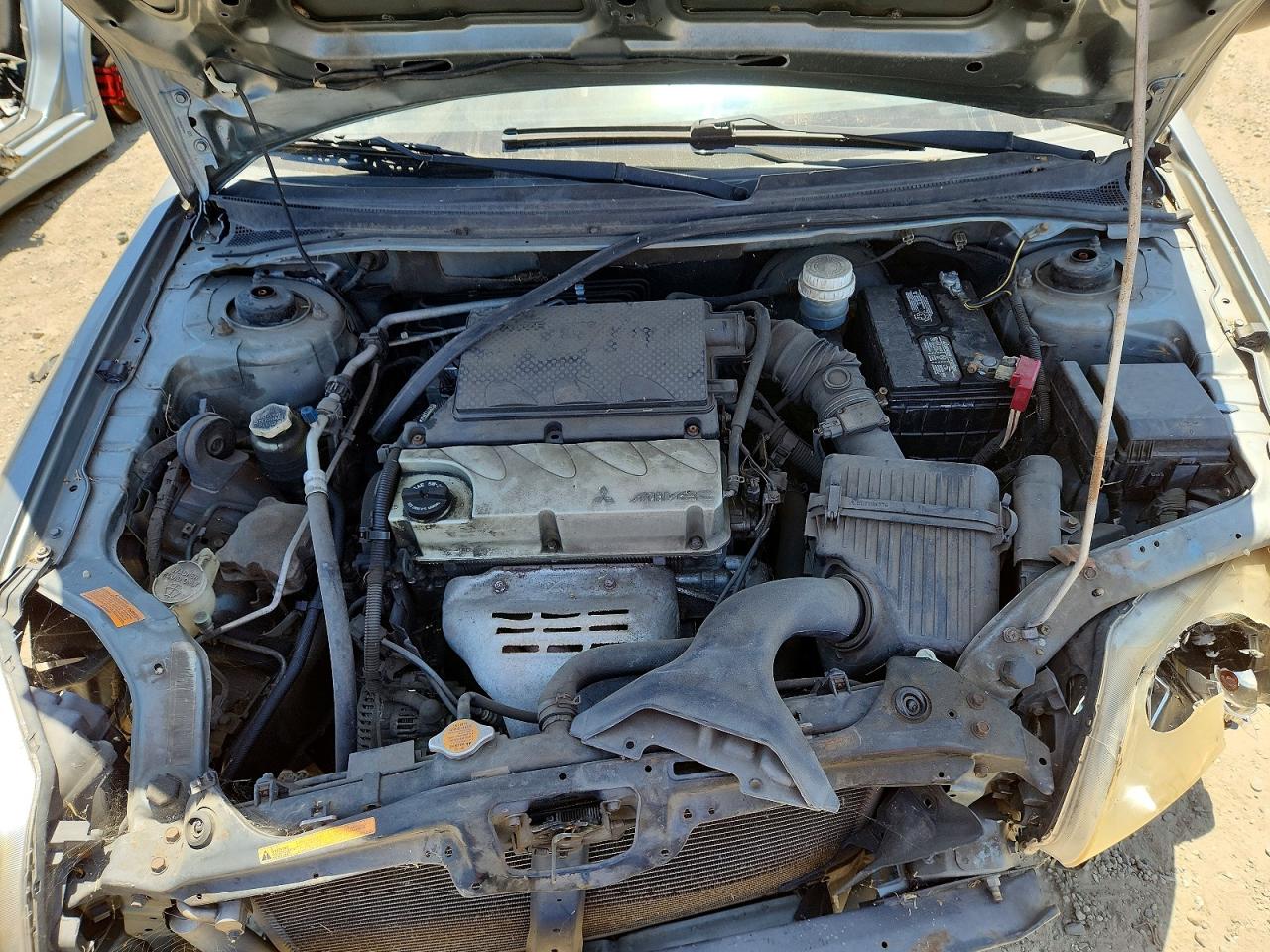 2008 Mitsubishi Galant Es Gray vin: 4A3AB36F28E025635