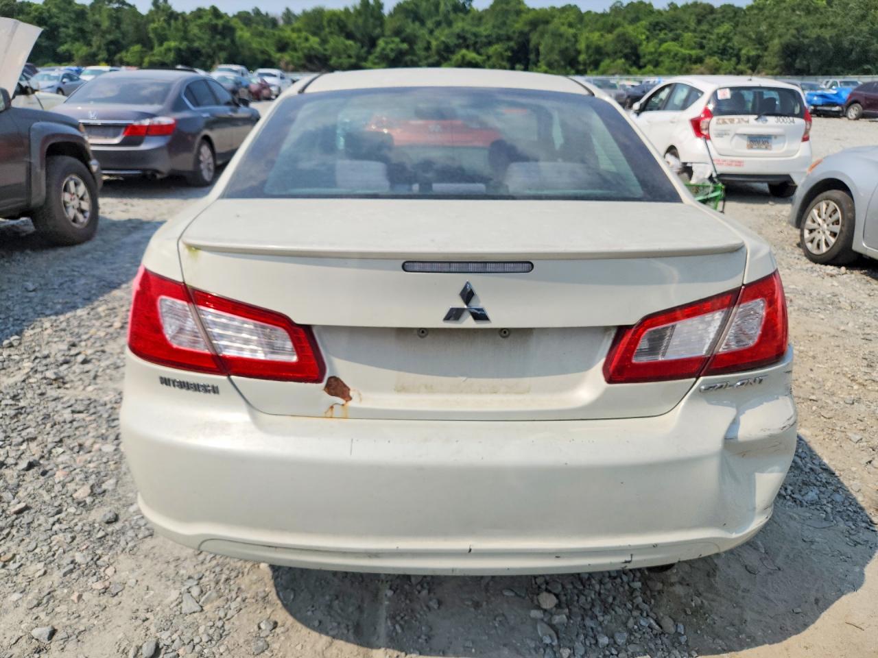 2009 Mitsubishi Galant Es White vin: 4A3AB36F29E013146