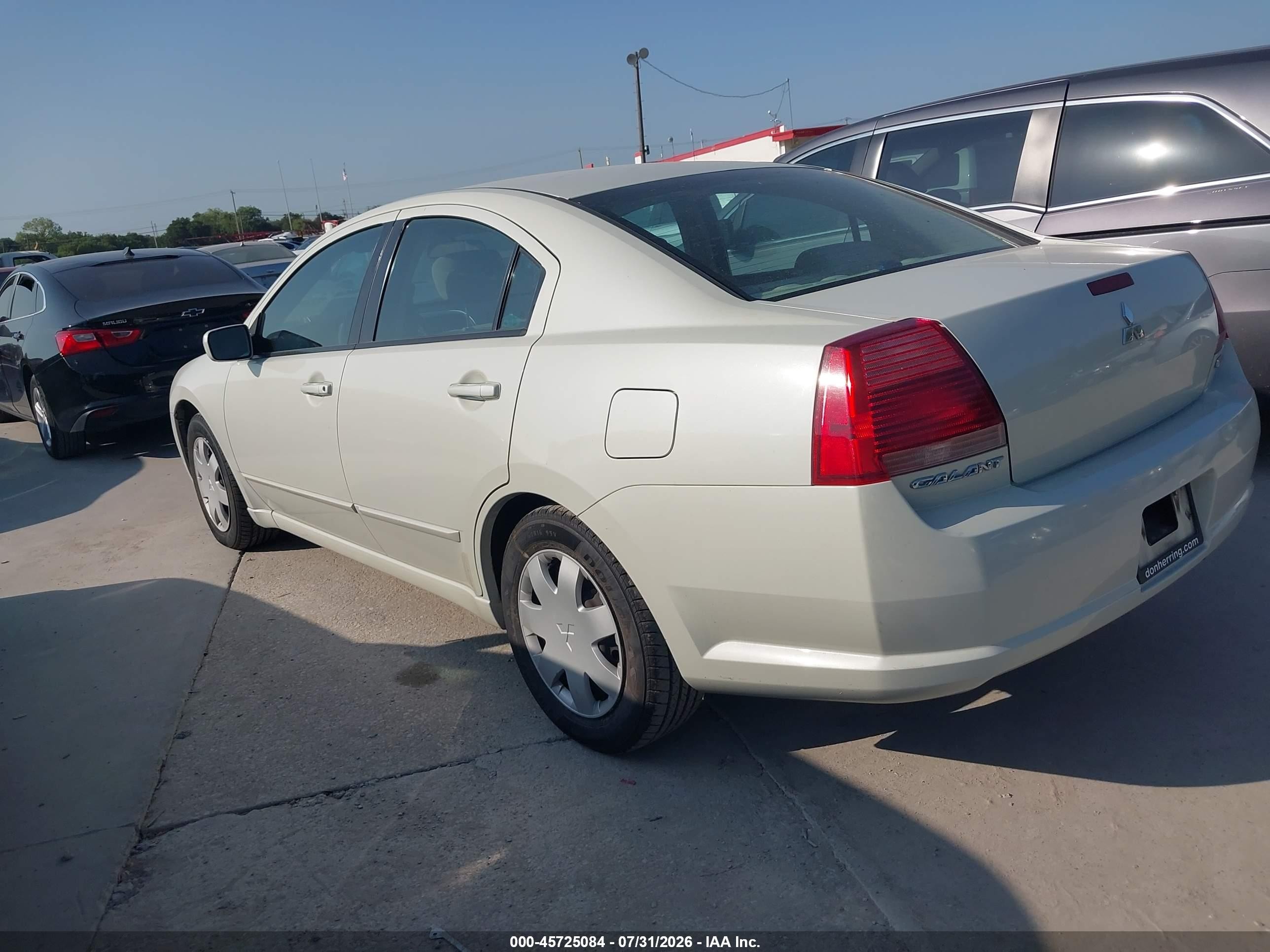 2005 Mitsubishi Galant Es/se White vin: 4A3AB36F35E057991