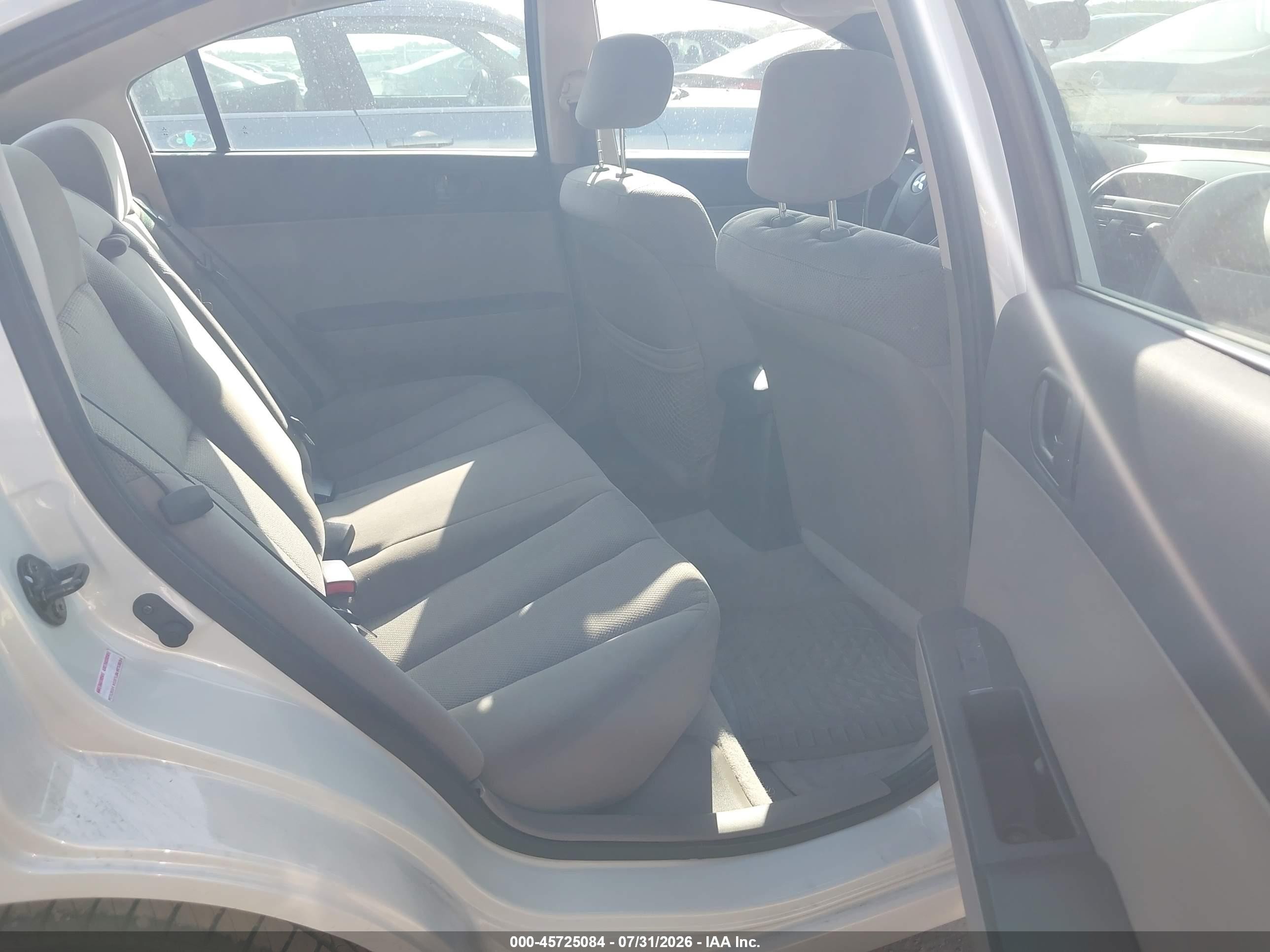 2005 Mitsubishi Galant Es/se White vin: 4A3AB36F35E057991