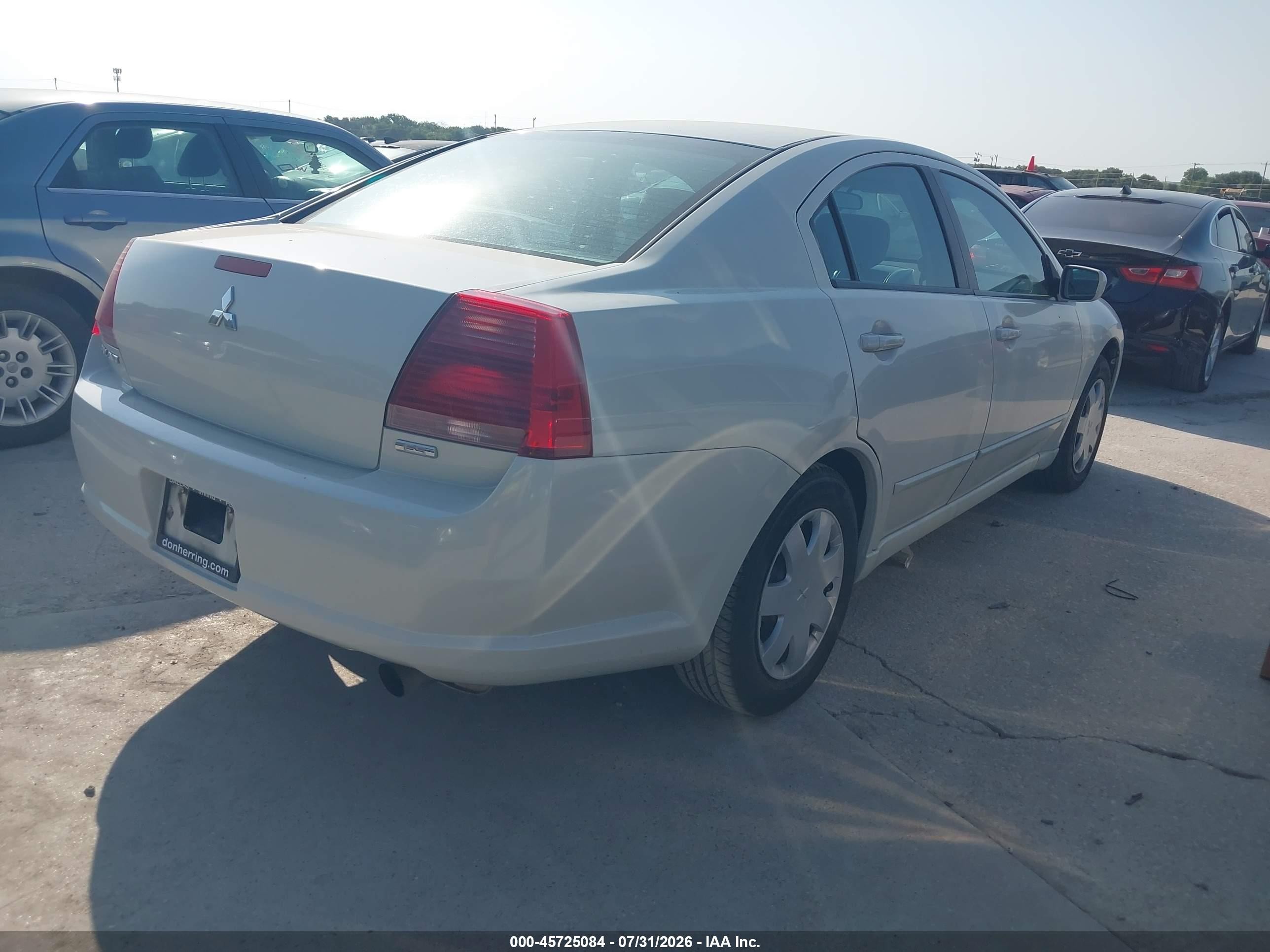 2005 Mitsubishi Galant Es/se White vin: 4A3AB36F35E057991