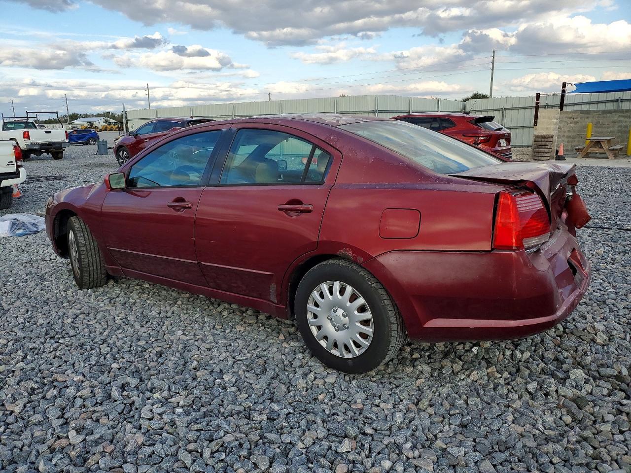 2006 Mitsubishi Galant Es Medium Burgundy vin: 4A3AB36F36E051058