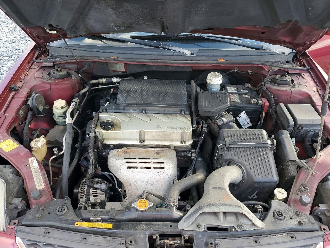 2006 Mitsubishi Galant Es Medium Burgundy vin: 4A3AB36F36E051058