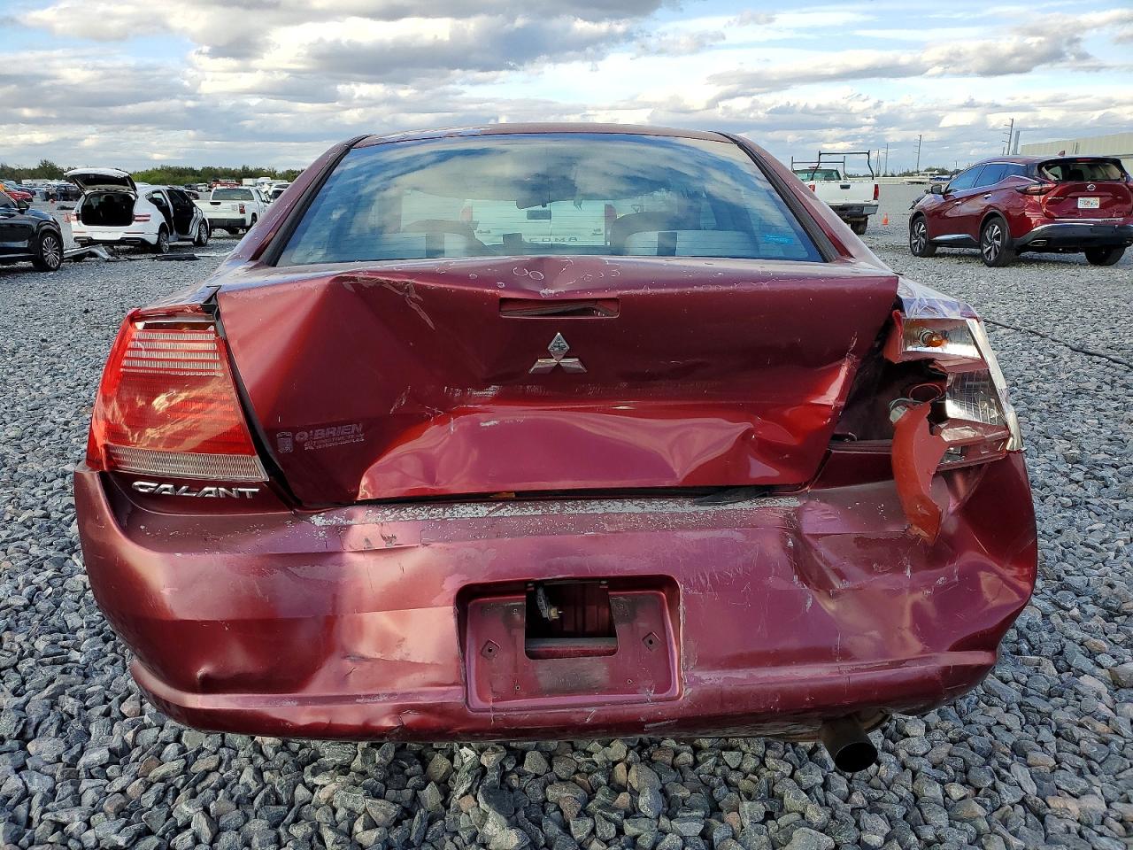 2006 Mitsubishi Galant Es Medium Burgundy vin: 4A3AB36F36E051058