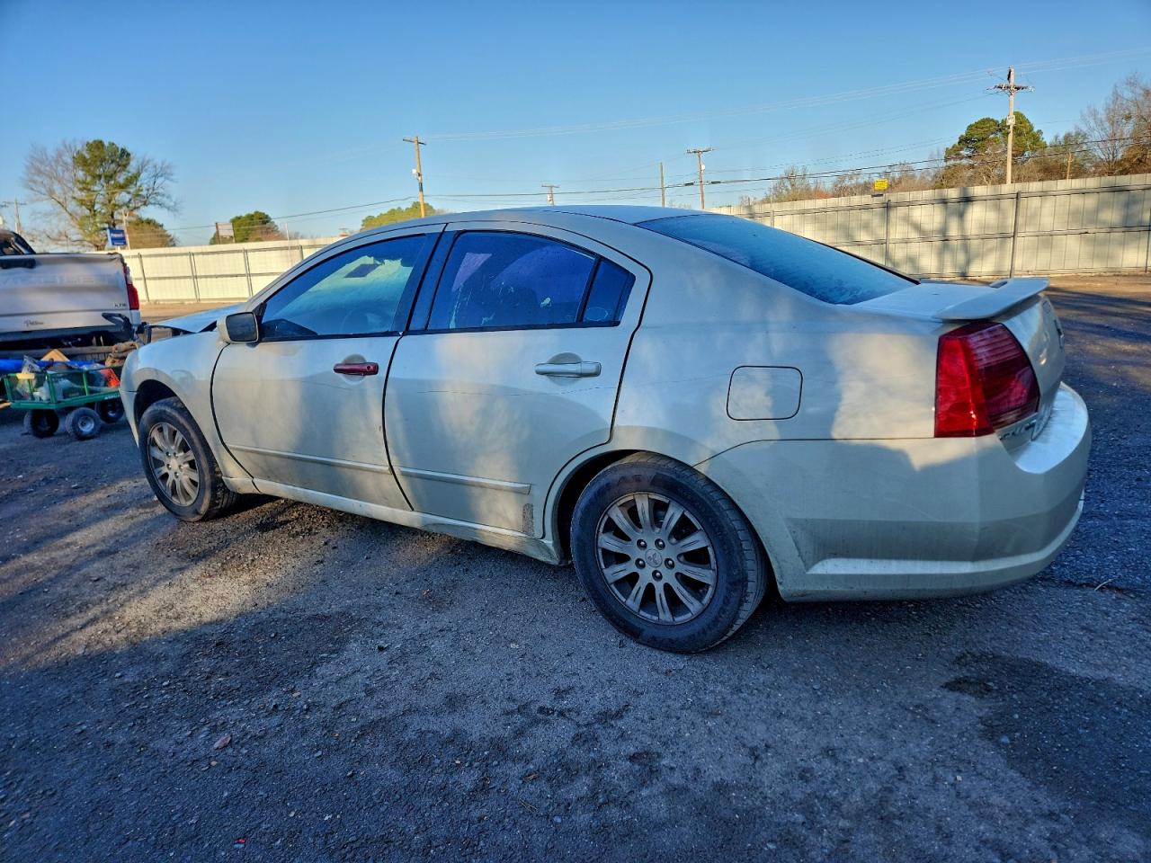 2006 Mitsubishi Galant Es Medium White vin: 4A3AB36F36E051920