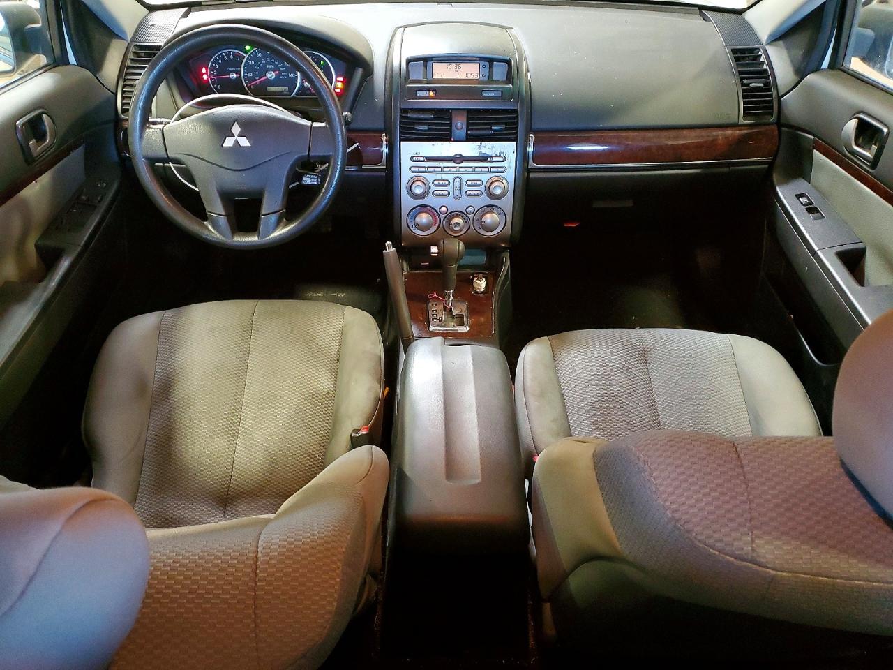 2009 Mitsubishi Galant Es White vin: 4A3AB36F39E018534