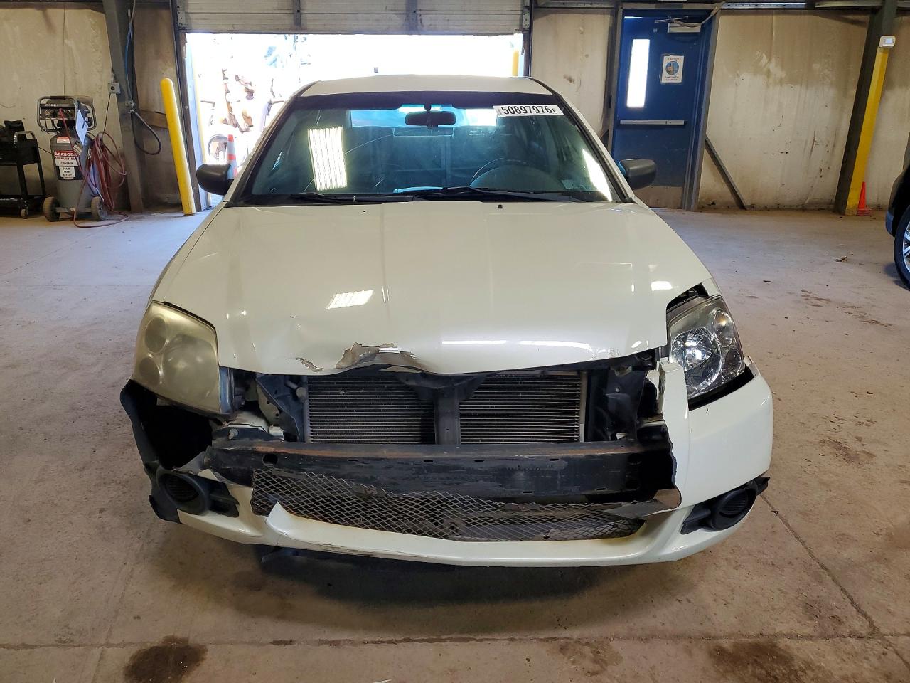 2009 Mitsubishi Galant Es White vin: 4A3AB36F39E018534