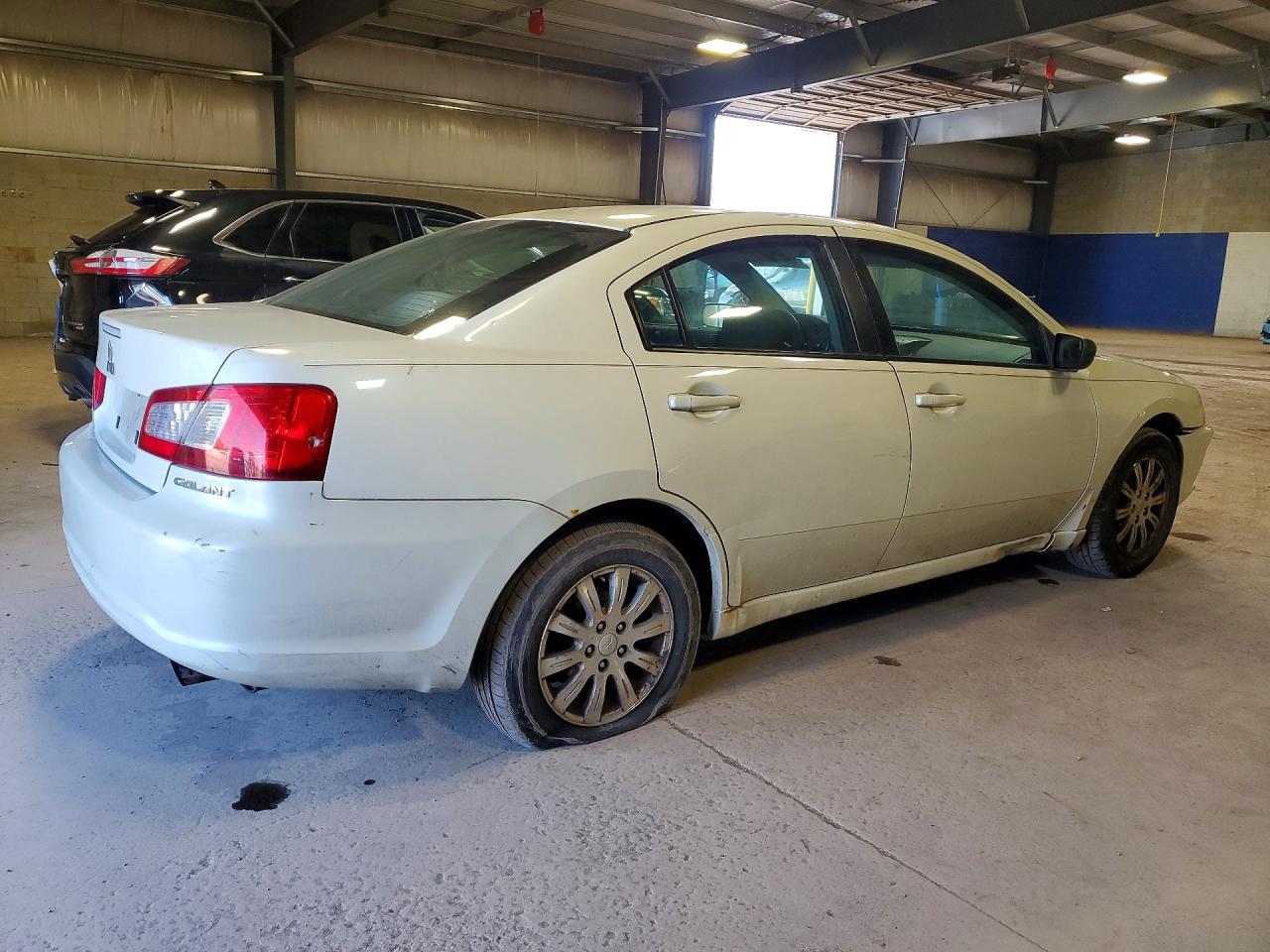 2009 Mitsubishi Galant Es White vin: 4A3AB36F39E018534