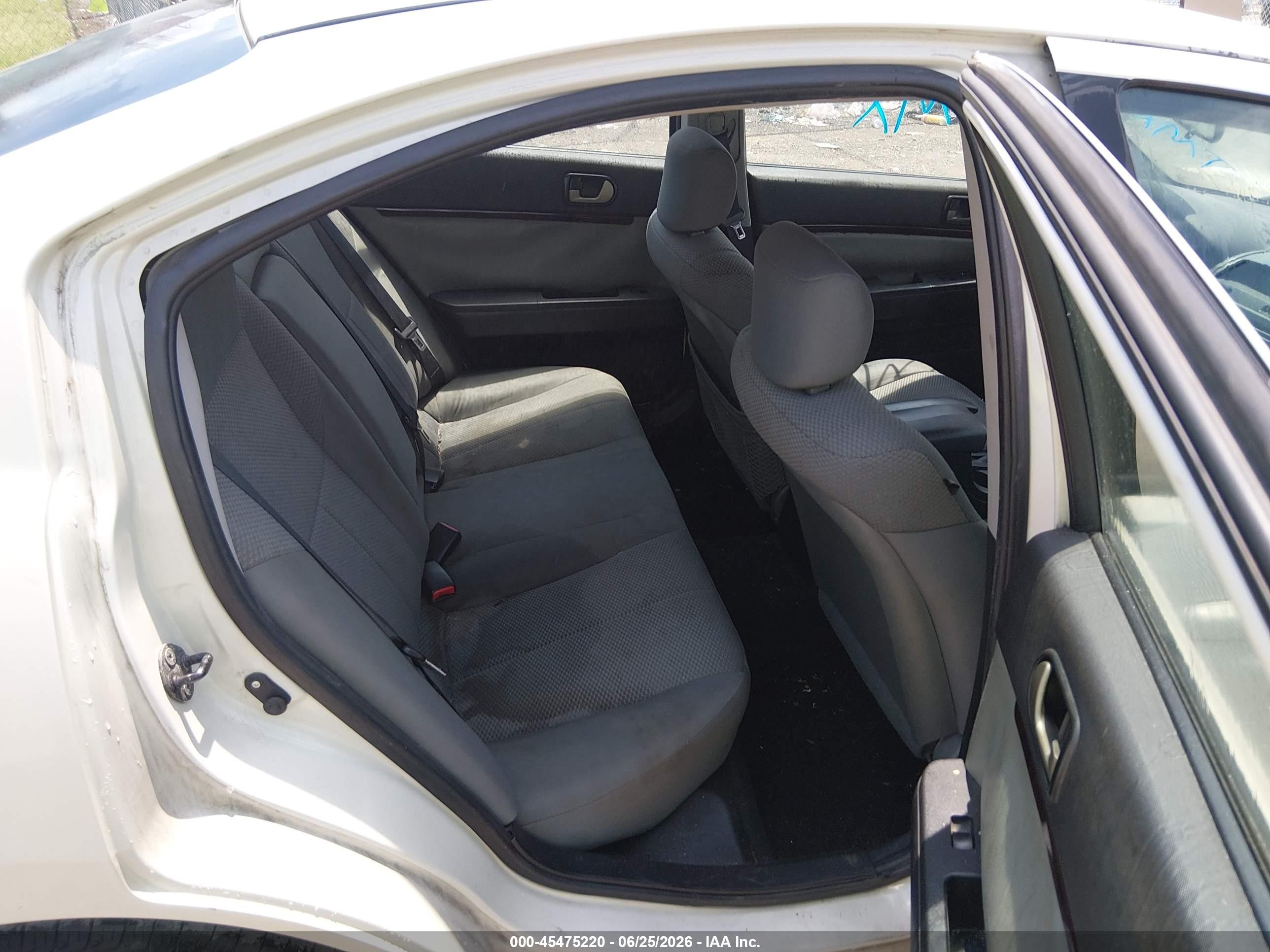 2009 Mitsubishi Galant   Белый vin: 4A3AB36F39E020963