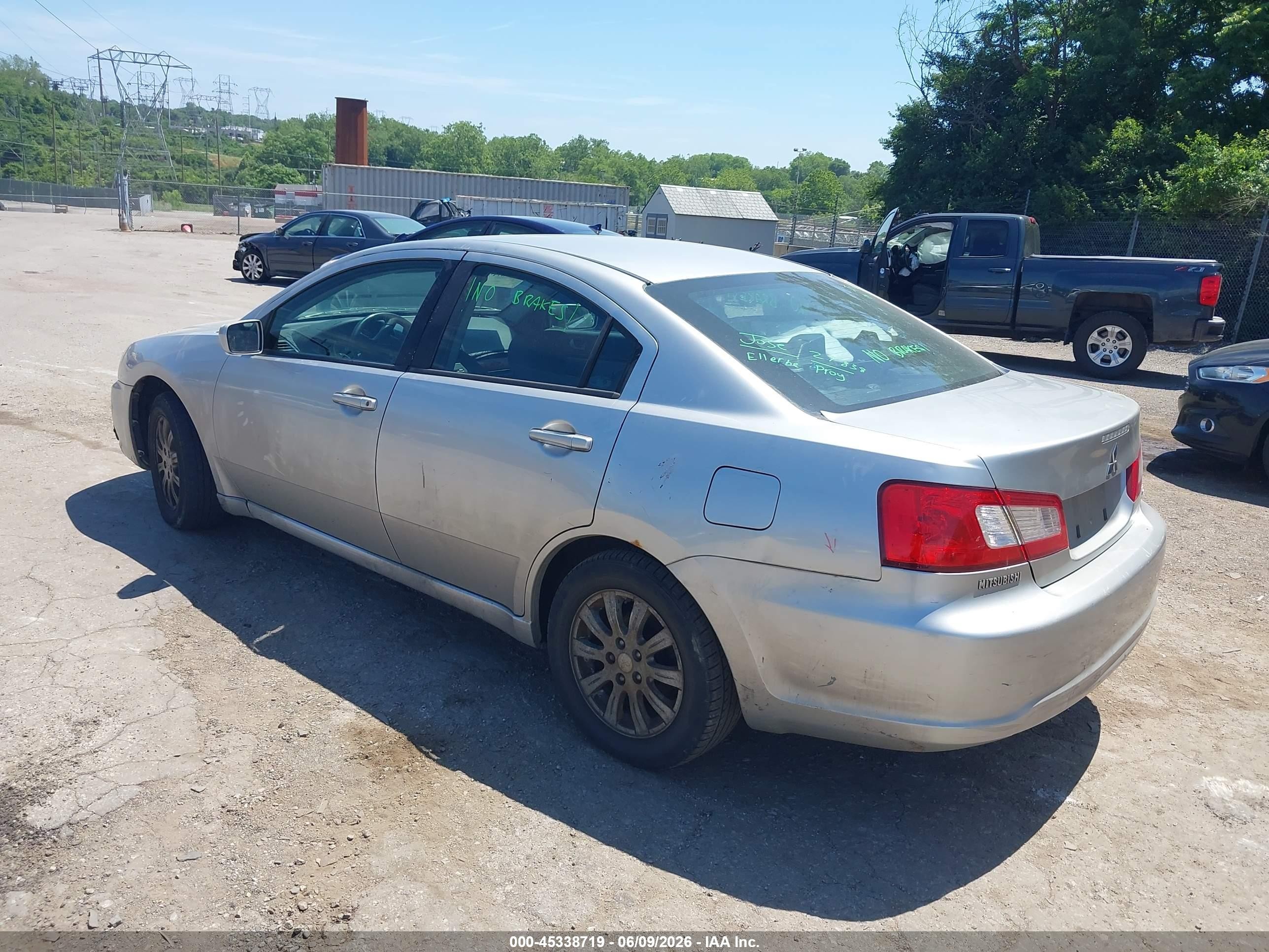 2009 Mitsubishi Galant Es/sport Edition Серебряный vin: 4A3AB36F39E024950