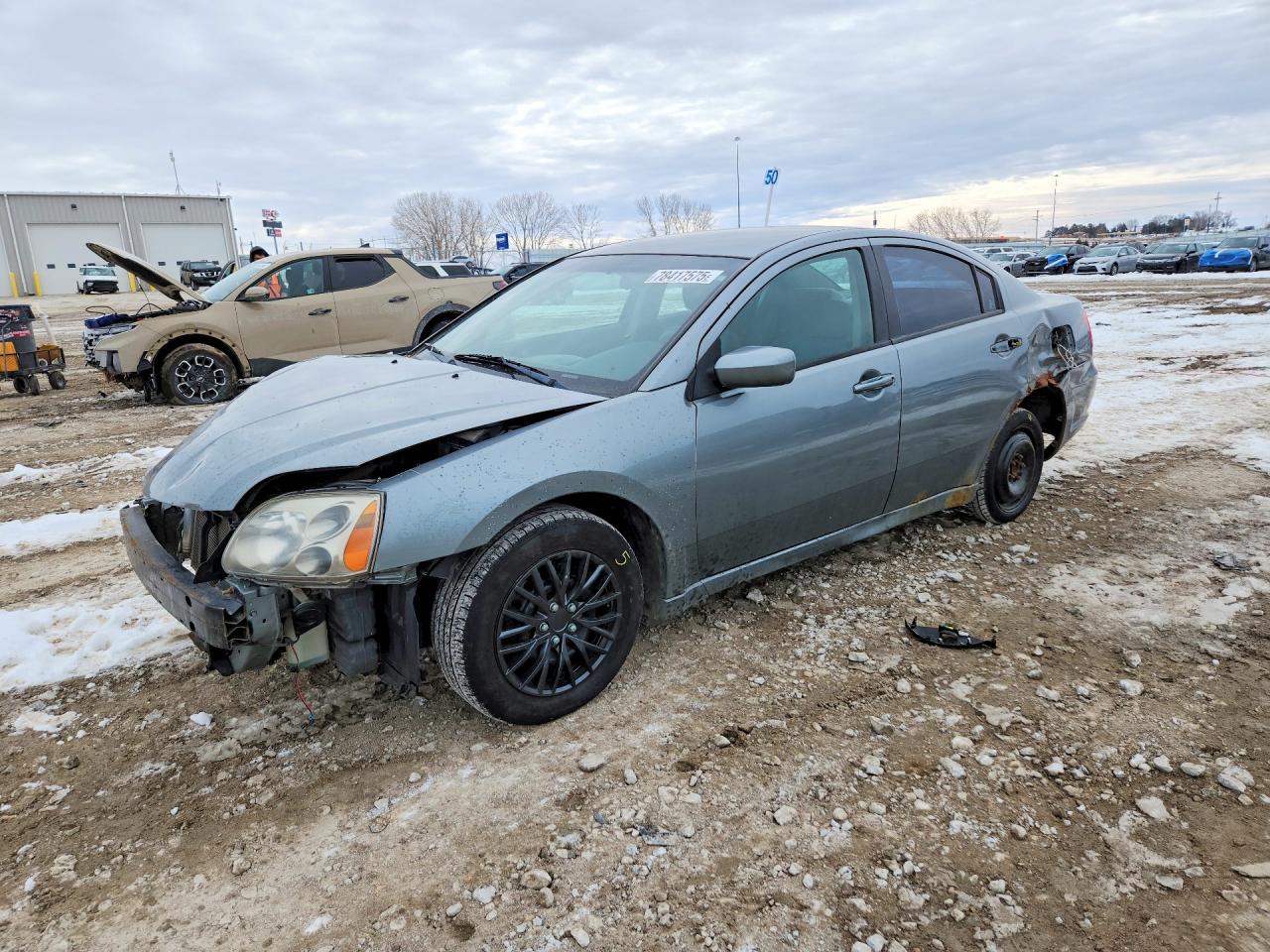 2009 Mitsubishi Galant Es Gray vin: 4A3AB36F39E042414