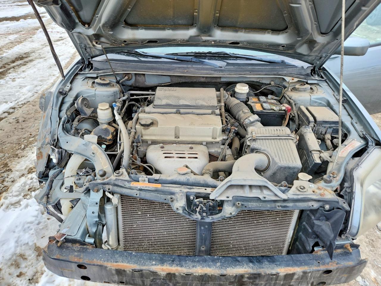 2009 Mitsubishi Galant Es Серый vin: 4A3AB36F39E042414