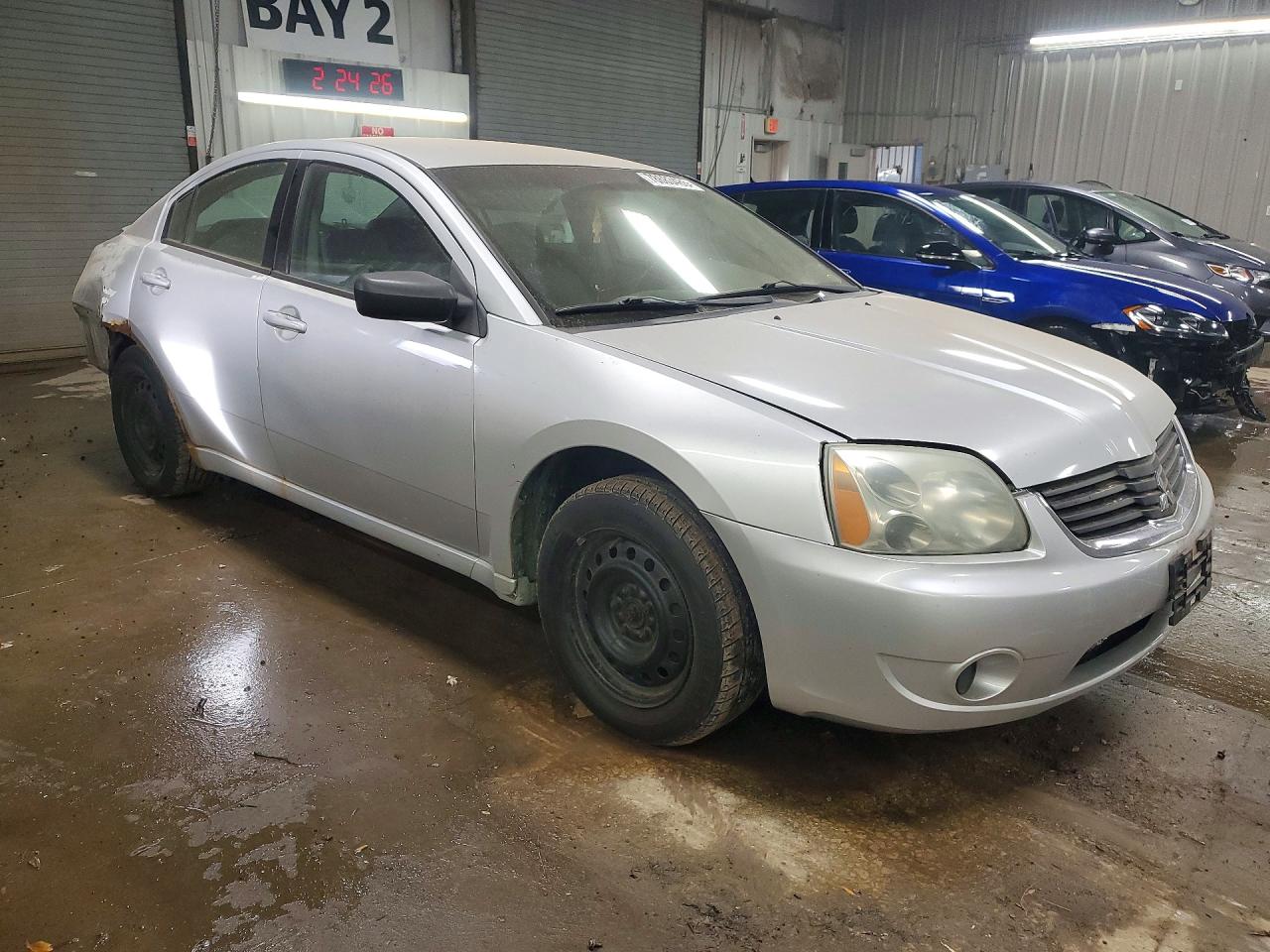2007 Mitsubishi Galant Es Silver vin: 4A3AB36F47E056965