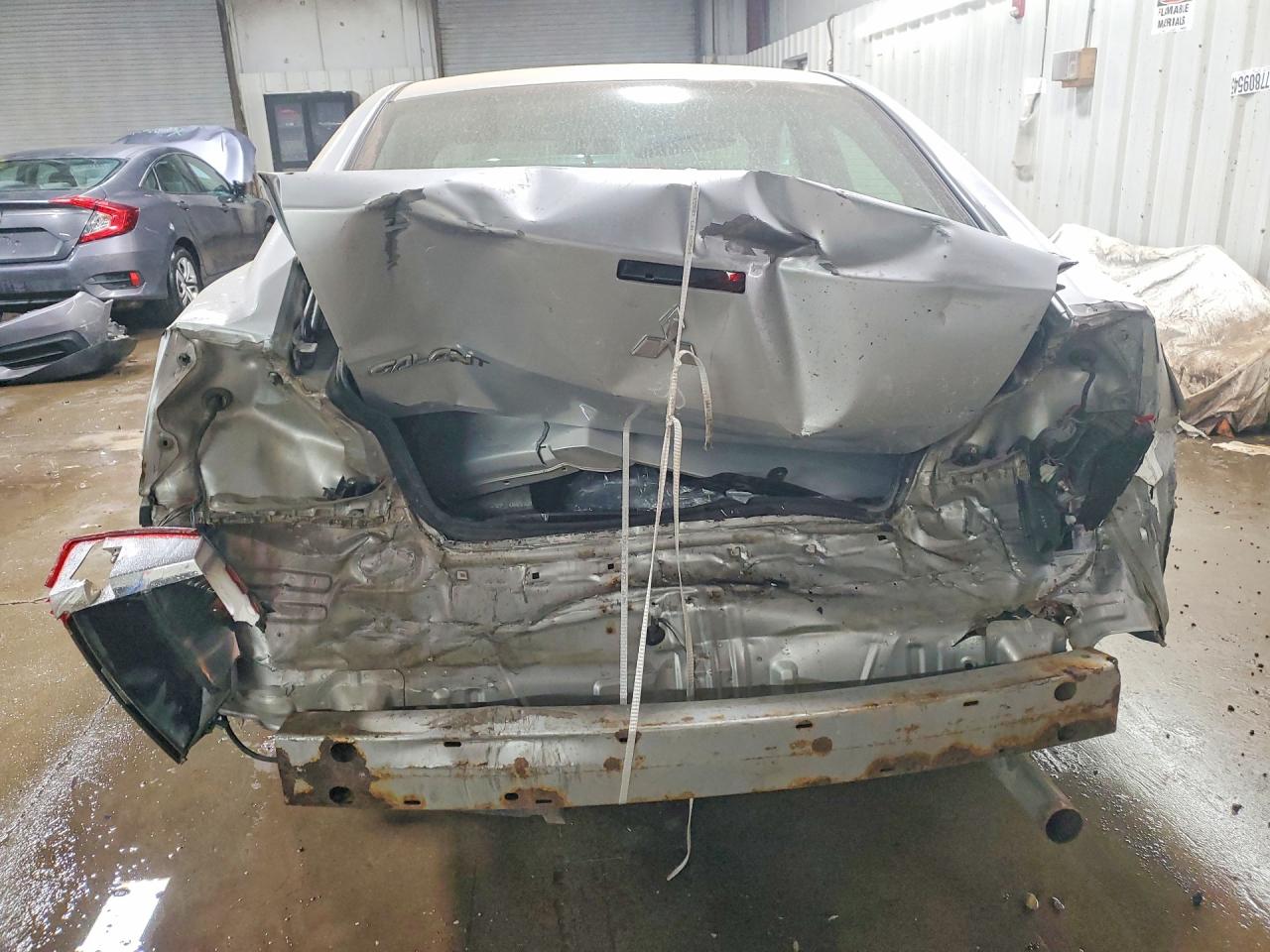 2007 Mitsubishi Galant Es Silver vin: 4A3AB36F47E056965