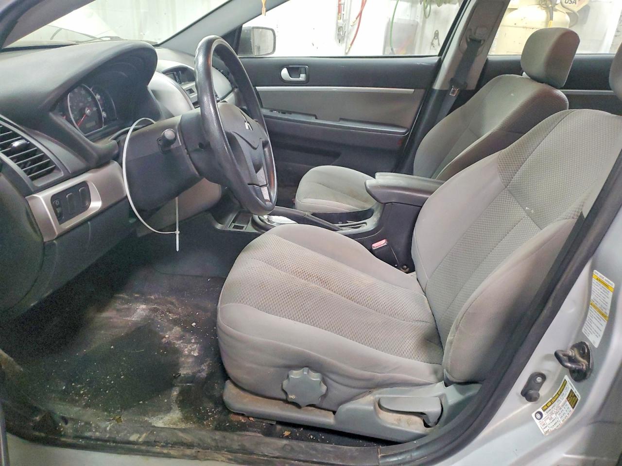 2007 Mitsubishi Galant Es Silver vin: 4A3AB36F47E056965