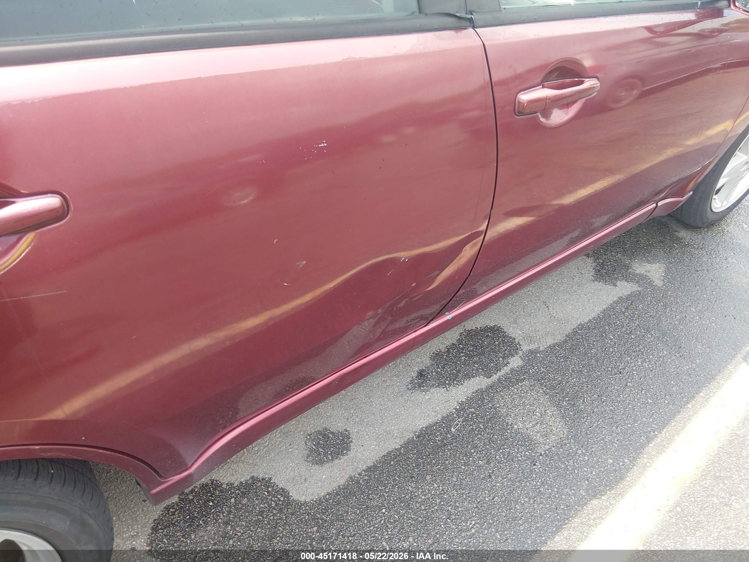 2007 Mitsubishi Galant Es/se Burgundy vin: 4A3AB36F47E068744
