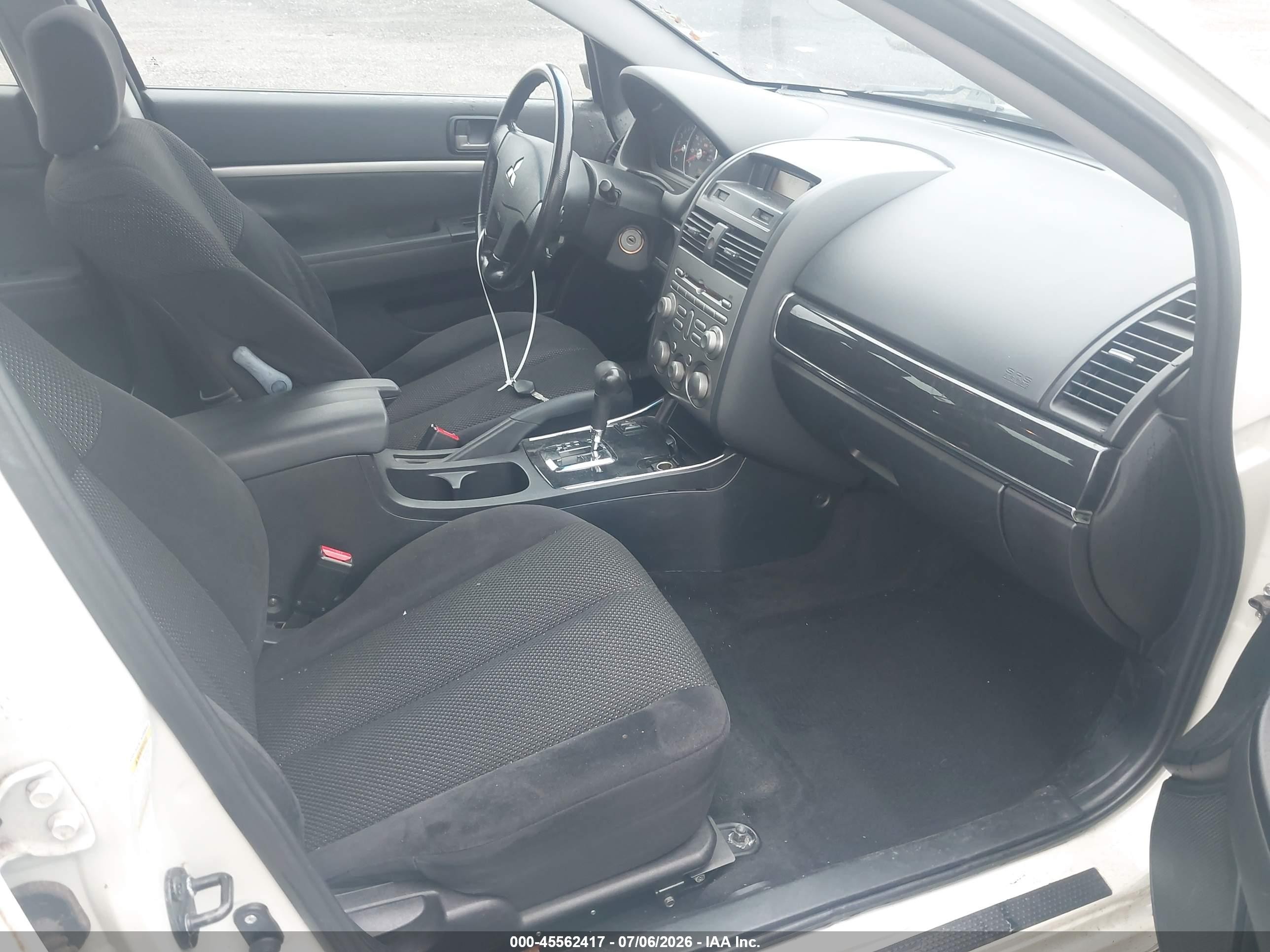 2009 Mitsubishi Galant Es/sport Edition Белый vin: 4A3AB36F49E010894