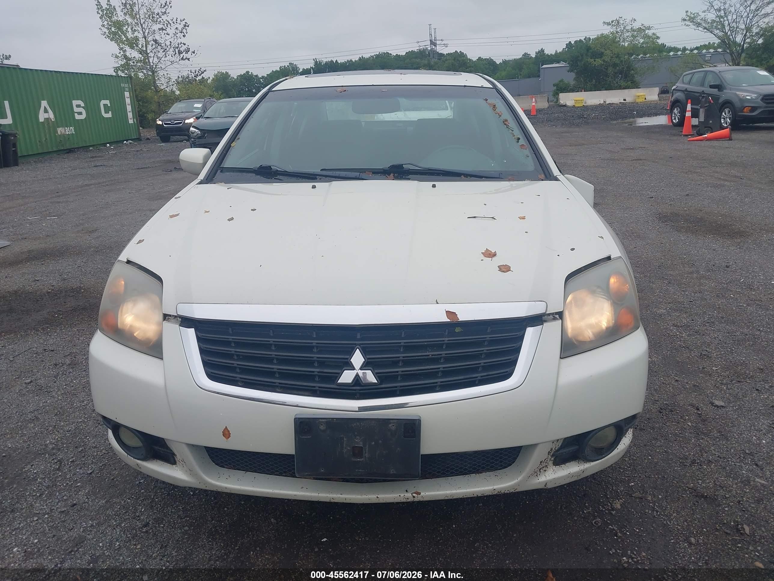2009 Mitsubishi Galant Es/sport Edition Белый vin: 4A3AB36F49E010894