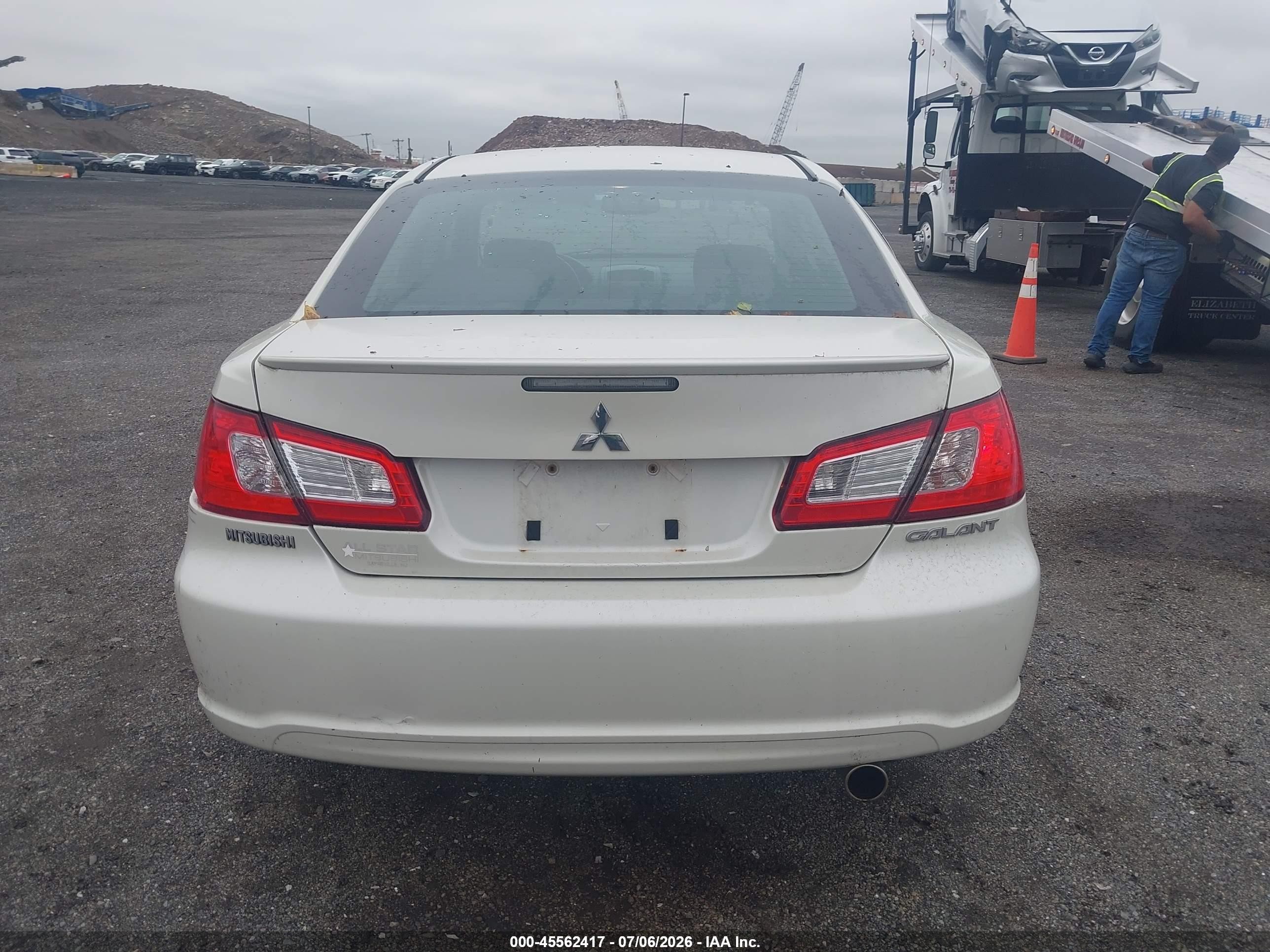 2009 Mitsubishi Galant Es/sport Edition Белый vin: 4A3AB36F49E010894