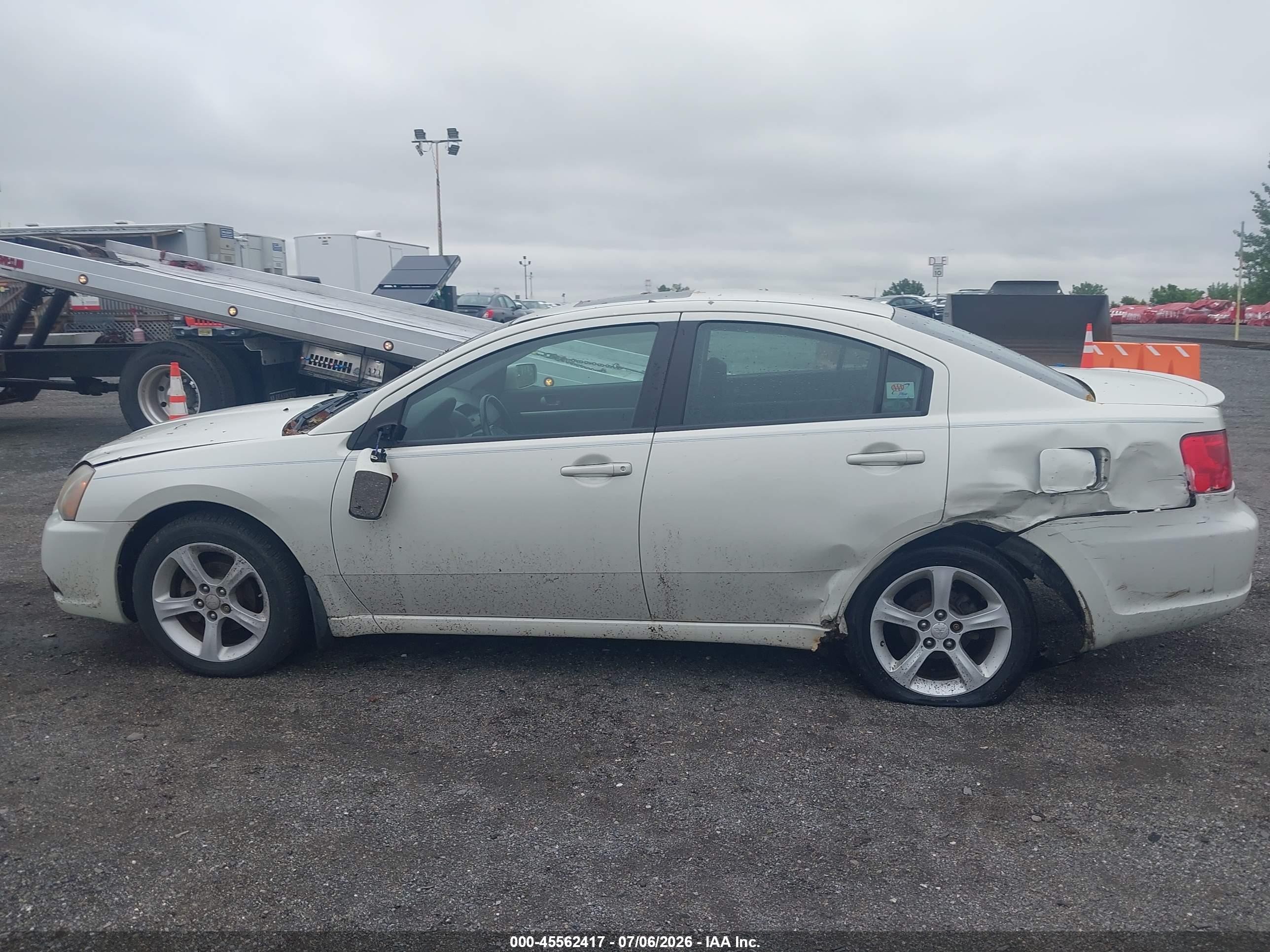 2009 Mitsubishi Galant Es/sport Edition Белый vin: 4A3AB36F49E010894
