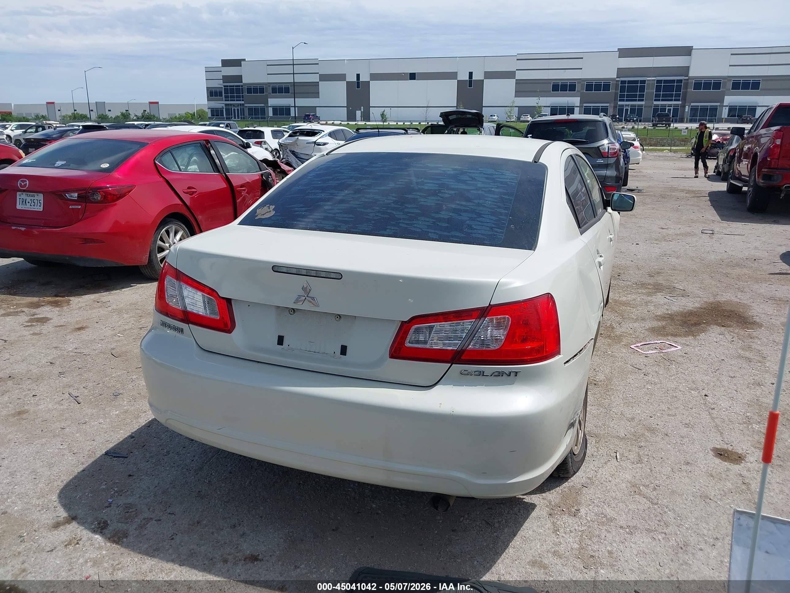 2009 Mitsubishi Galant Es/sport Edition White vin: 4A3AB36F49E022849