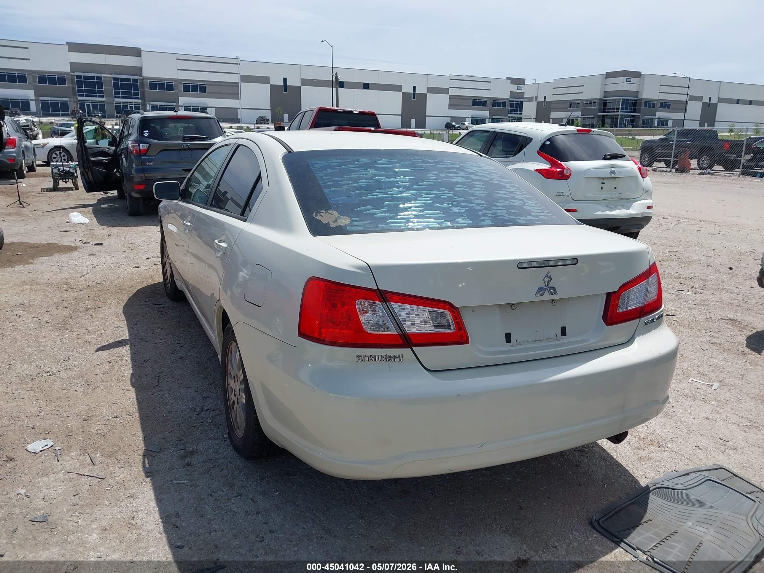 2009 Mitsubishi Galant Es/sport Edition White vin: 4A3AB36F49E022849
