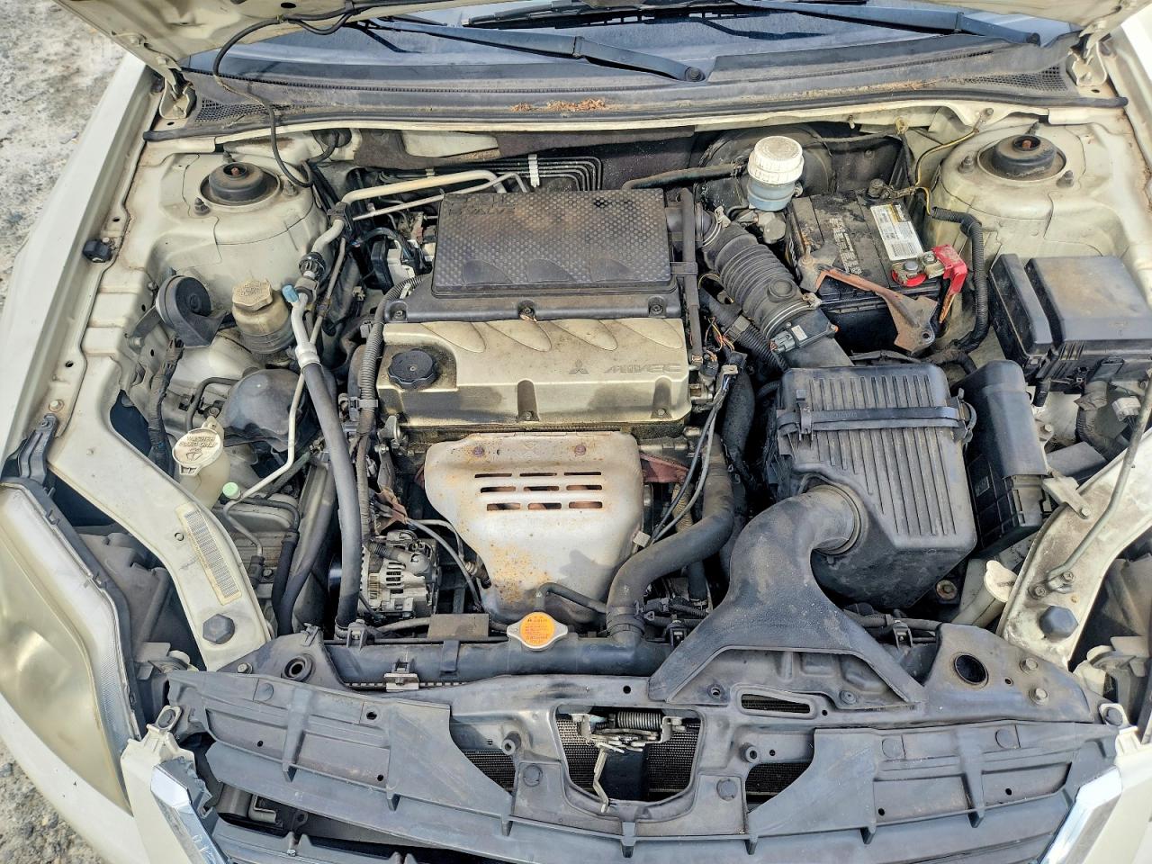 2009 Mitsubishi Galant Es Cream vin: 4A3AB36F49E025363