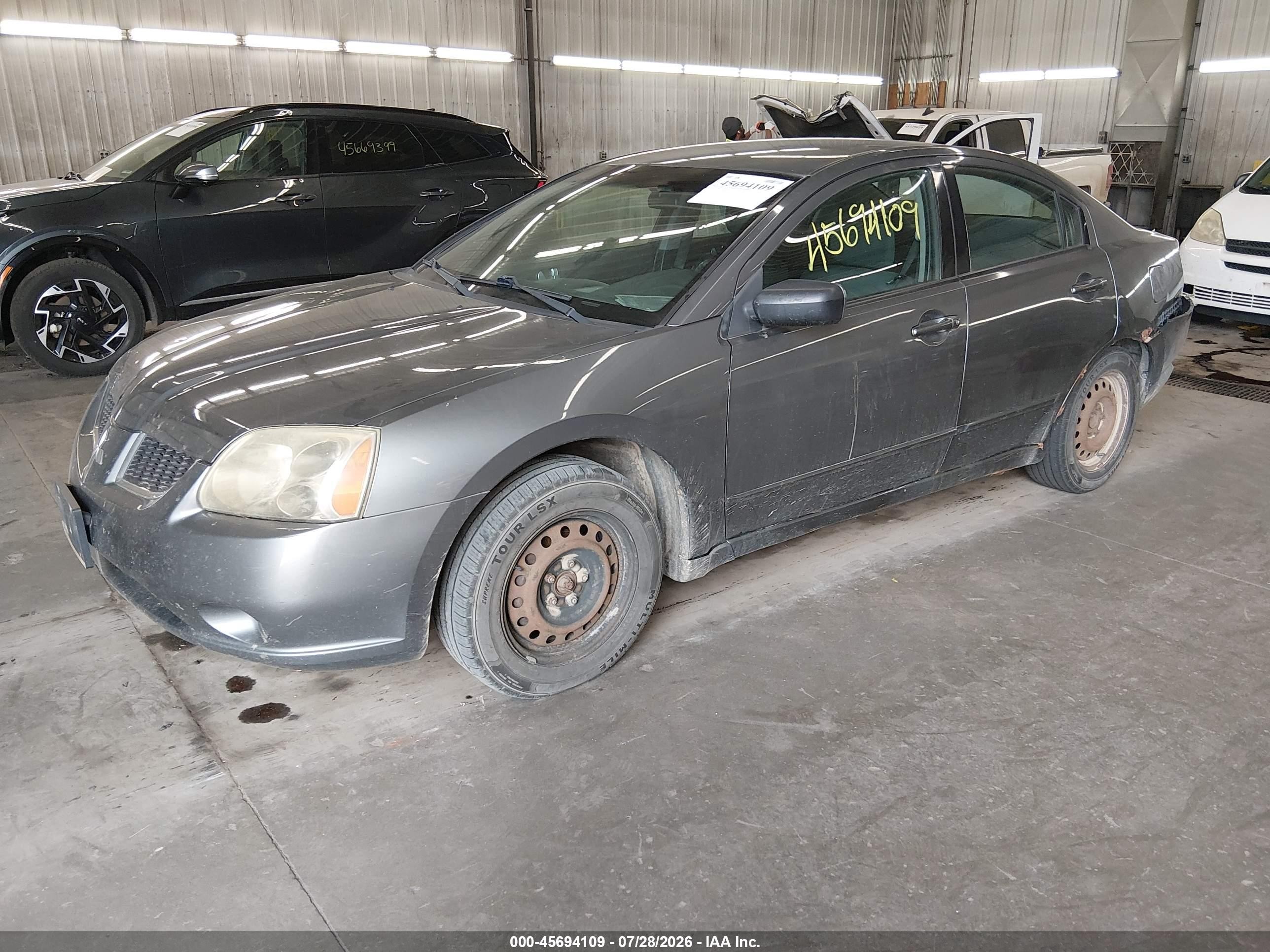 2006 Mitsubishi Galant Es/se Gray vin: 4A3AB36F56E027084
