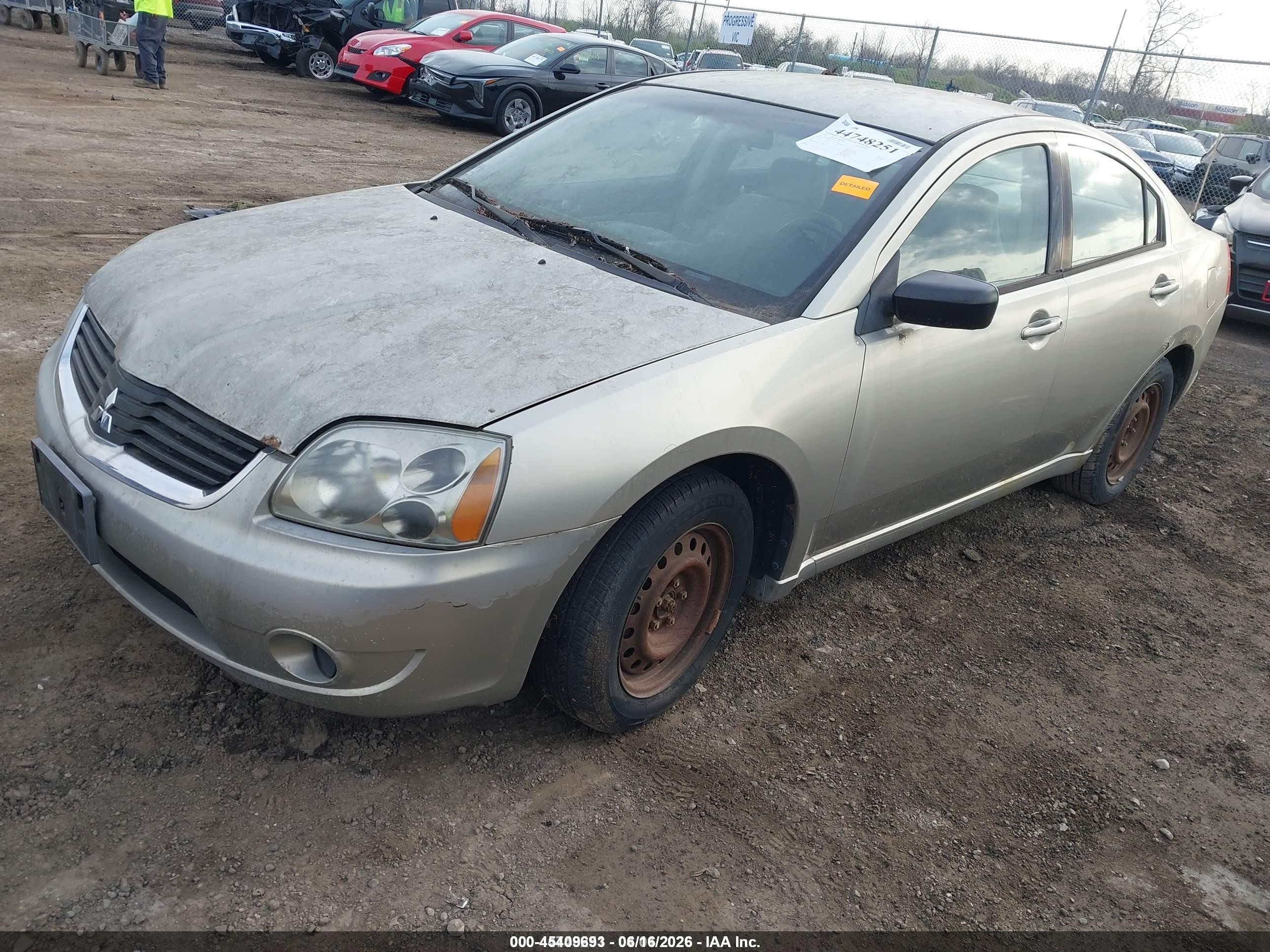 2007 Mitsubishi Galant Es/se vin: 4A3AB36F57E053329