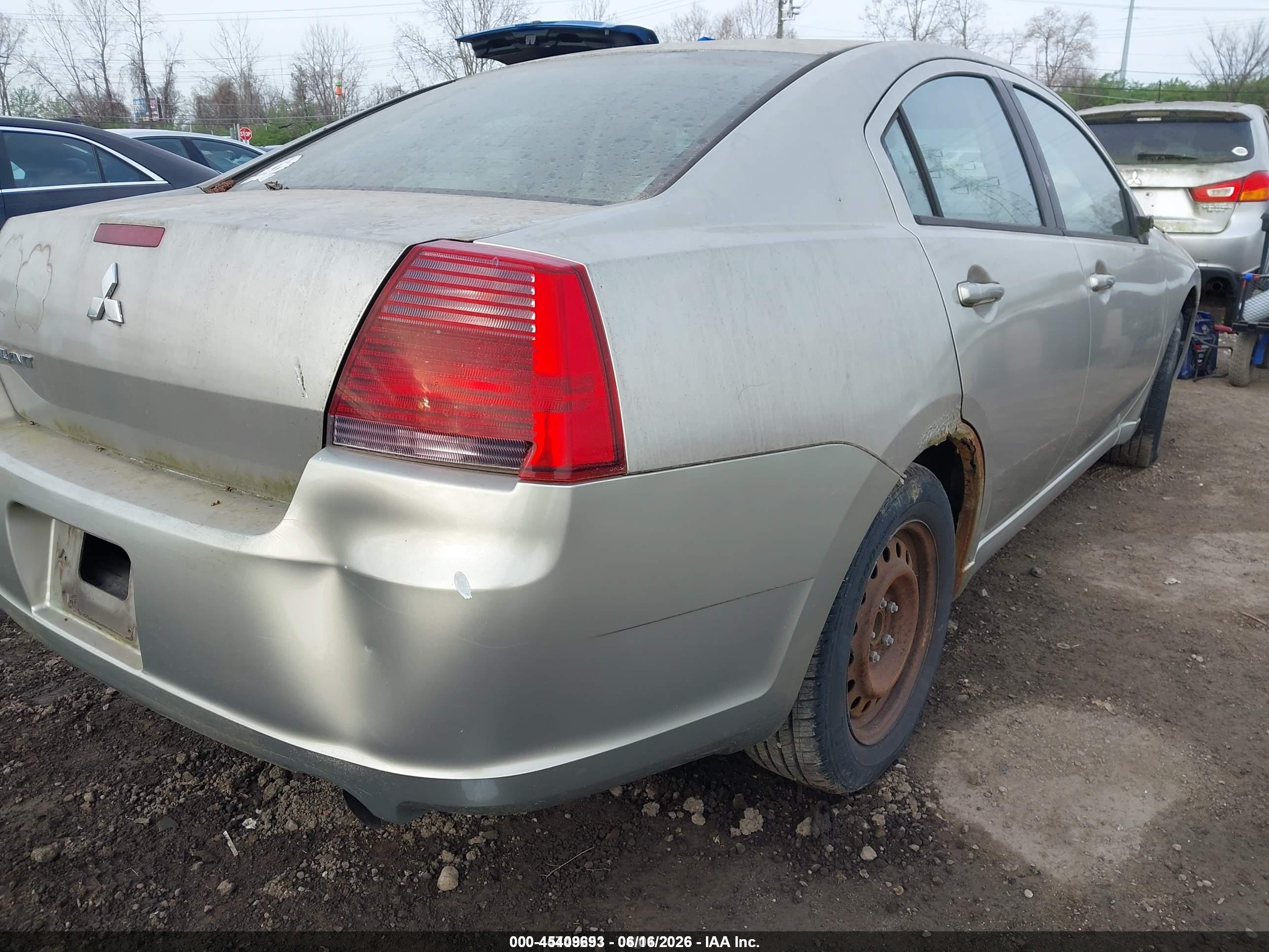 2007 Mitsubishi Galant Es/se vin: 4A3AB36F57E053329