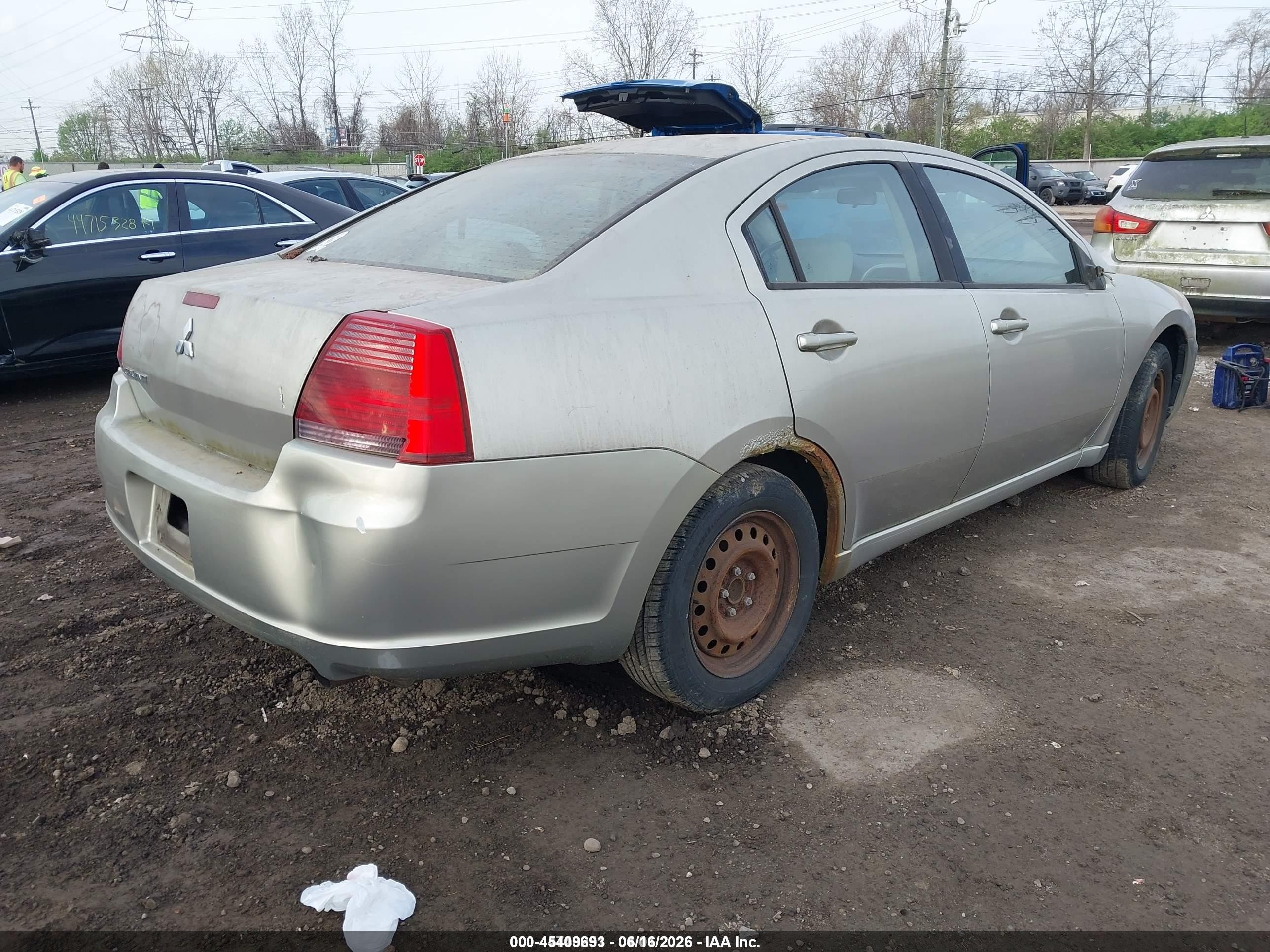 2007 Mitsubishi Galant Es/se vin: 4A3AB36F57E053329