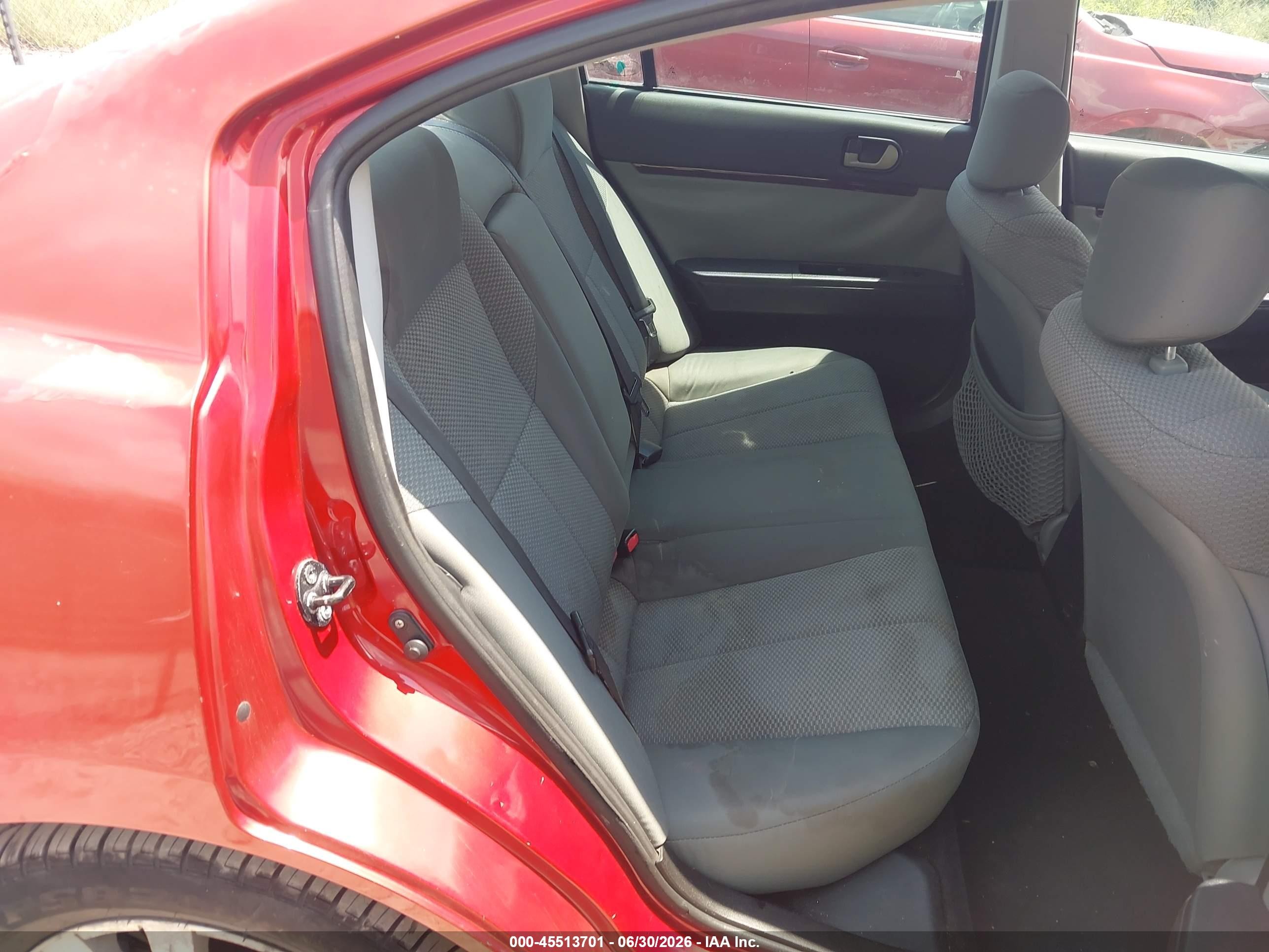 2009 Mitsubishi Galant Es/sport Edition Red vin: 4A3AB36F59E003355