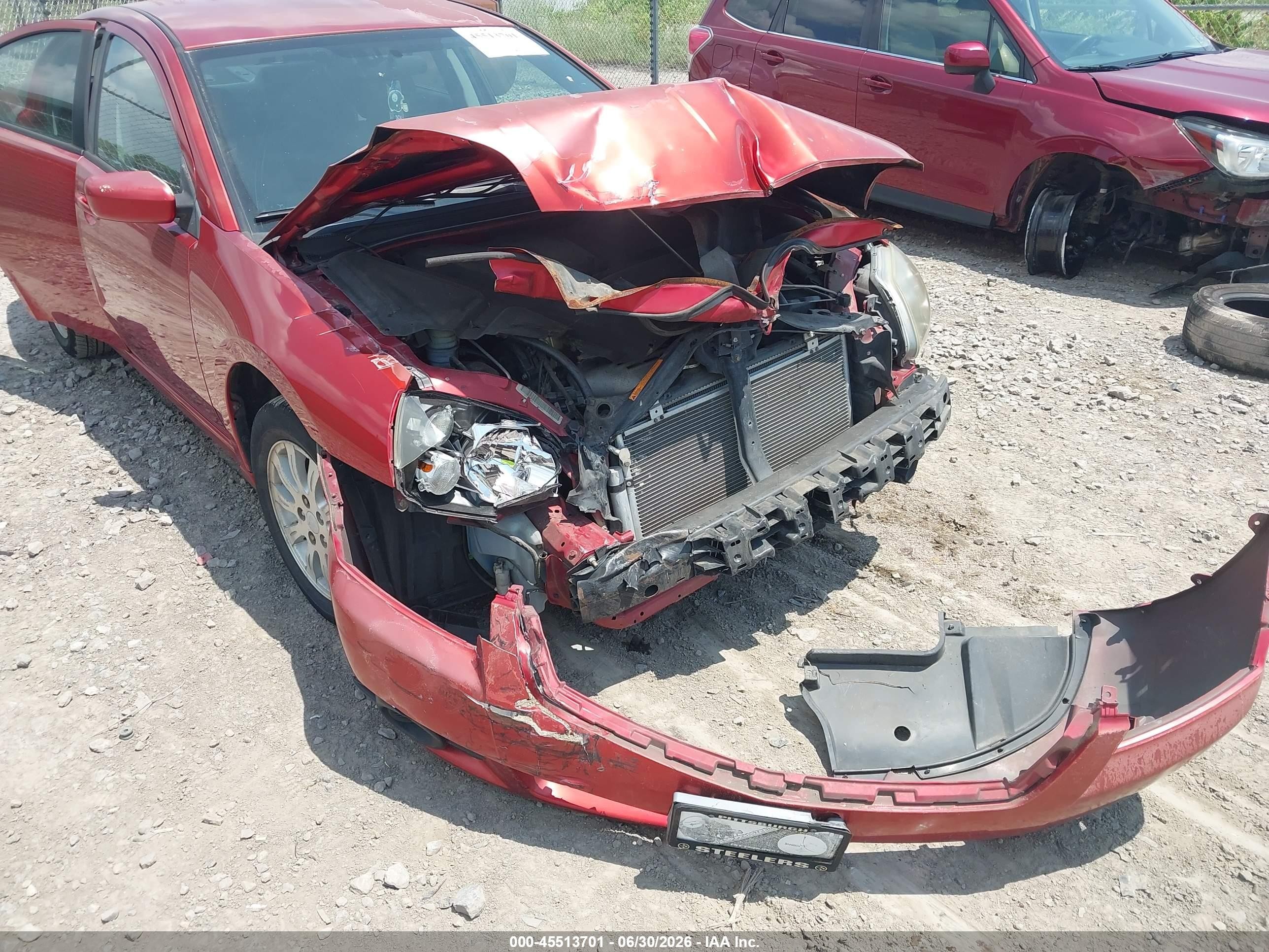 2009 Mitsubishi Galant Es/sport Edition Red vin: 4A3AB36F59E003355