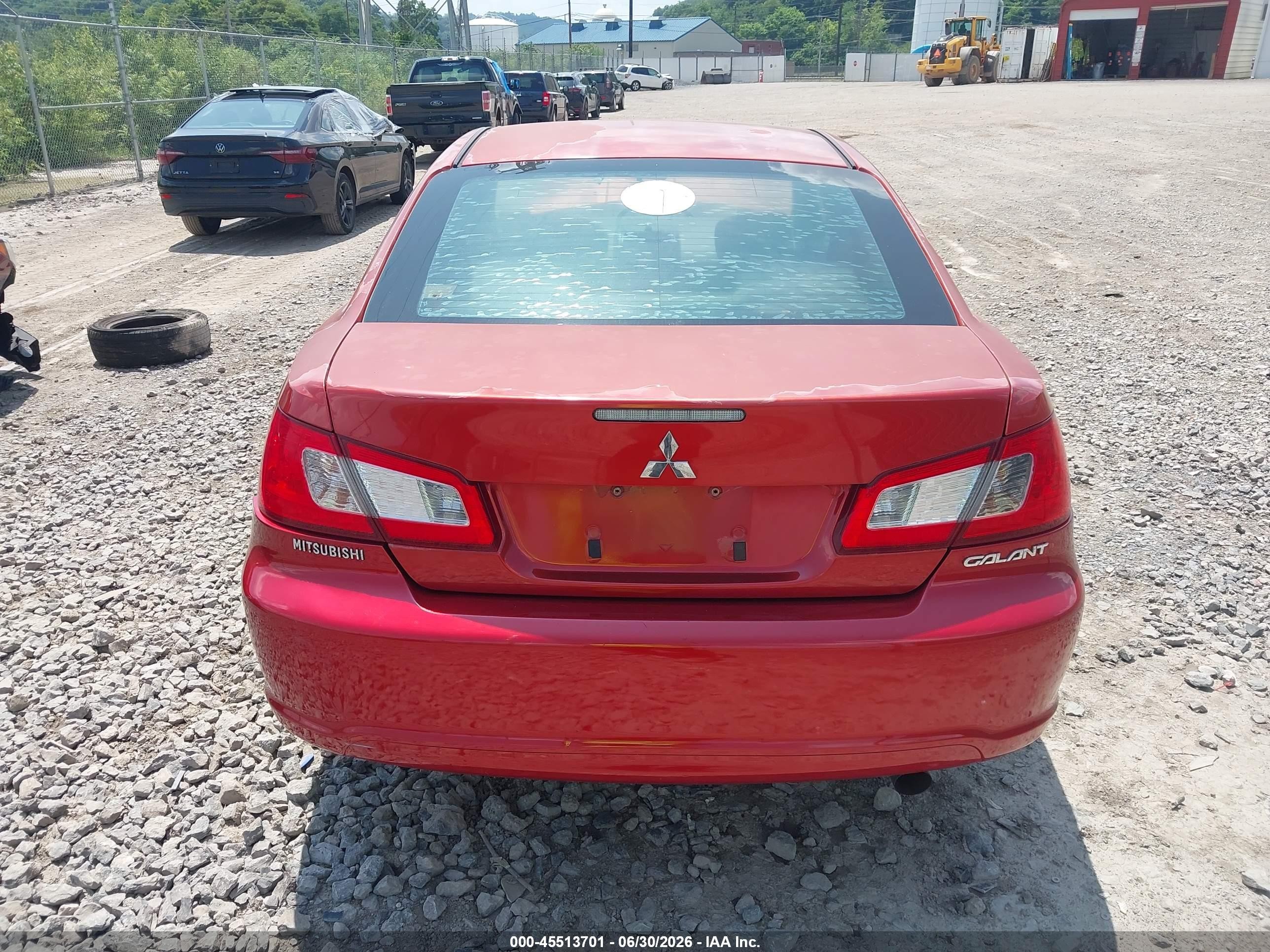 2009 Mitsubishi Galant Es/sport Edition Red vin: 4A3AB36F59E003355