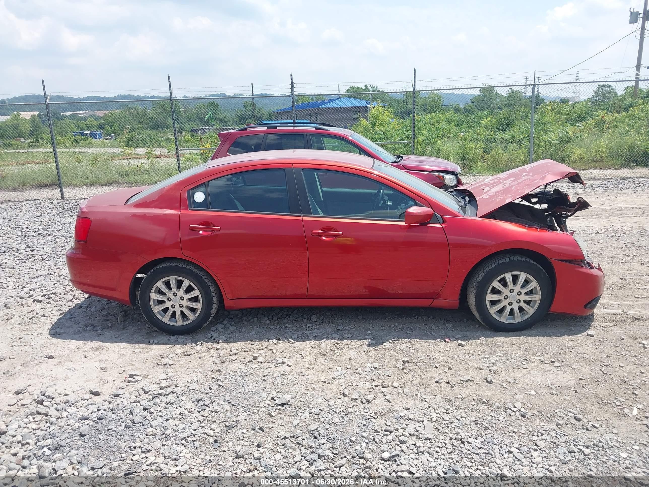 2009 Mitsubishi Galant Es/sport Edition Red vin: 4A3AB36F59E003355