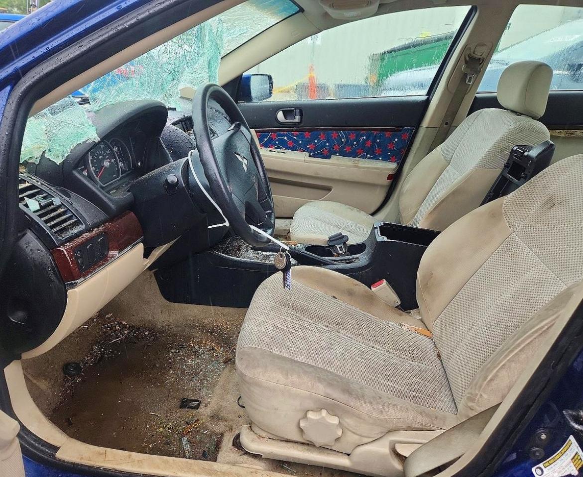 2009 Mitsubishi Galant Es Blue vin: 4A3AB36F59E004540