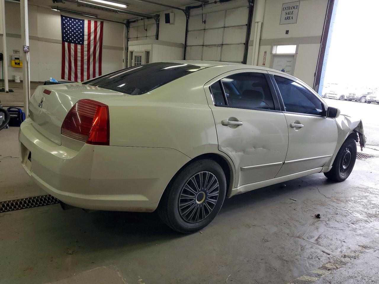 2006 Mitsubishi Galant Es Medium White vin: 4A3AB36F66E044203