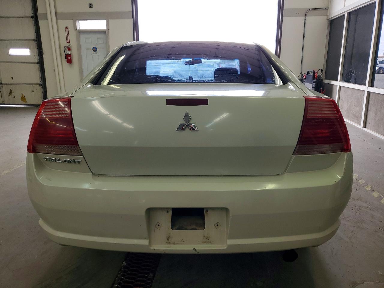 2006 Mitsubishi Galant Es Medium White vin: 4A3AB36F66E044203
