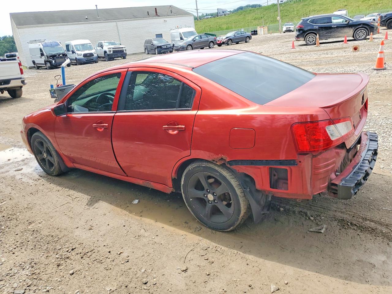 2009 Mitsubishi Galant Es Red vin: 4A3AB36F69E001811