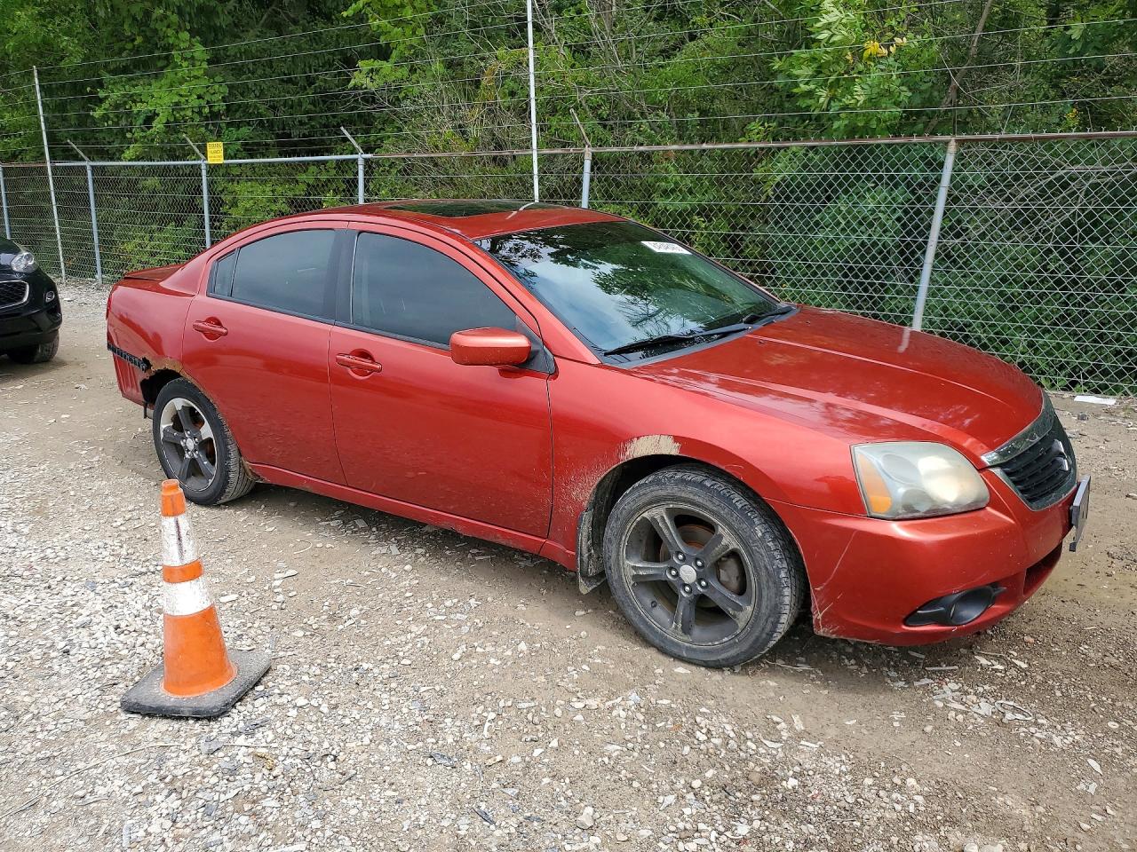 2009 Mitsubishi Galant Es Red vin: 4A3AB36F69E001811