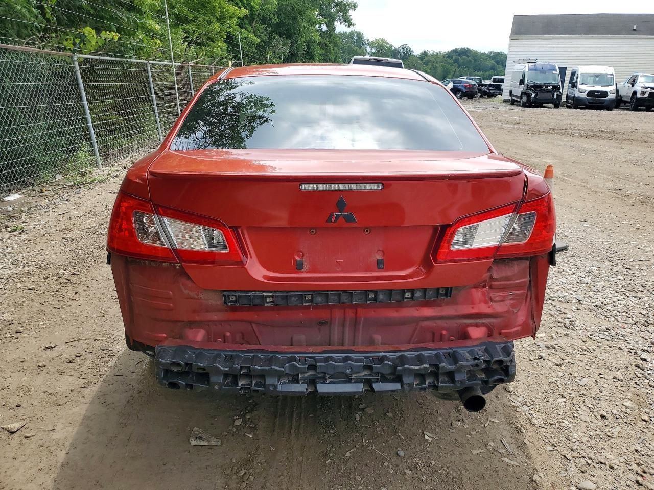 2009 Mitsubishi Galant Es Red vin: 4A3AB36F69E001811
