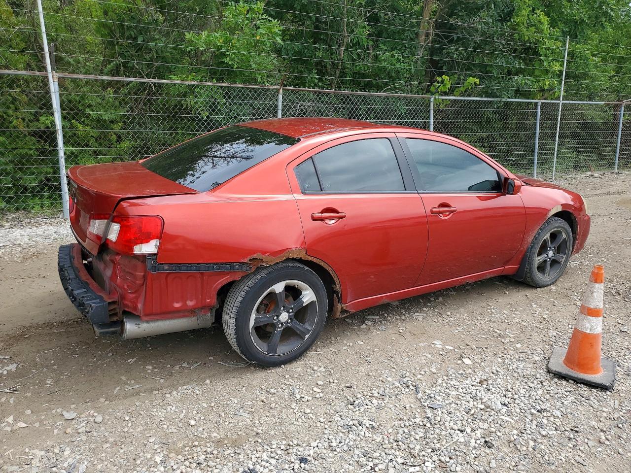 2009 Mitsubishi Galant Es Red vin: 4A3AB36F69E001811