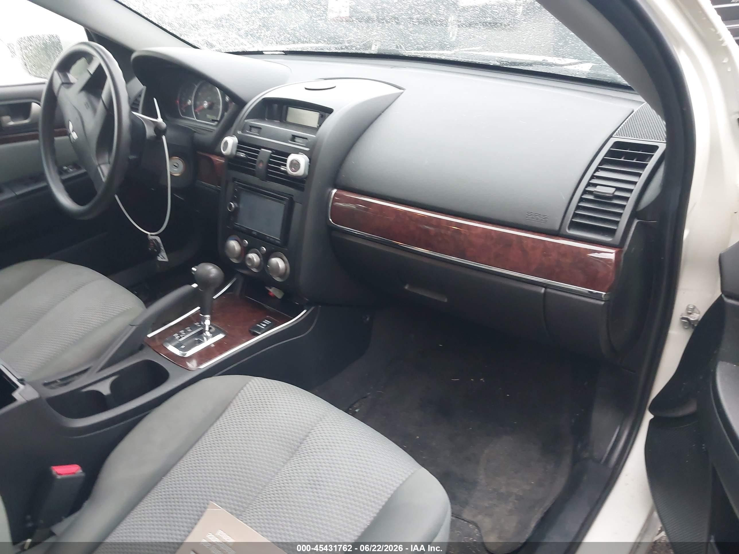 2009 Mitsubishi Galant Es/sport Edition White vin: 4A3AB36F69E024568