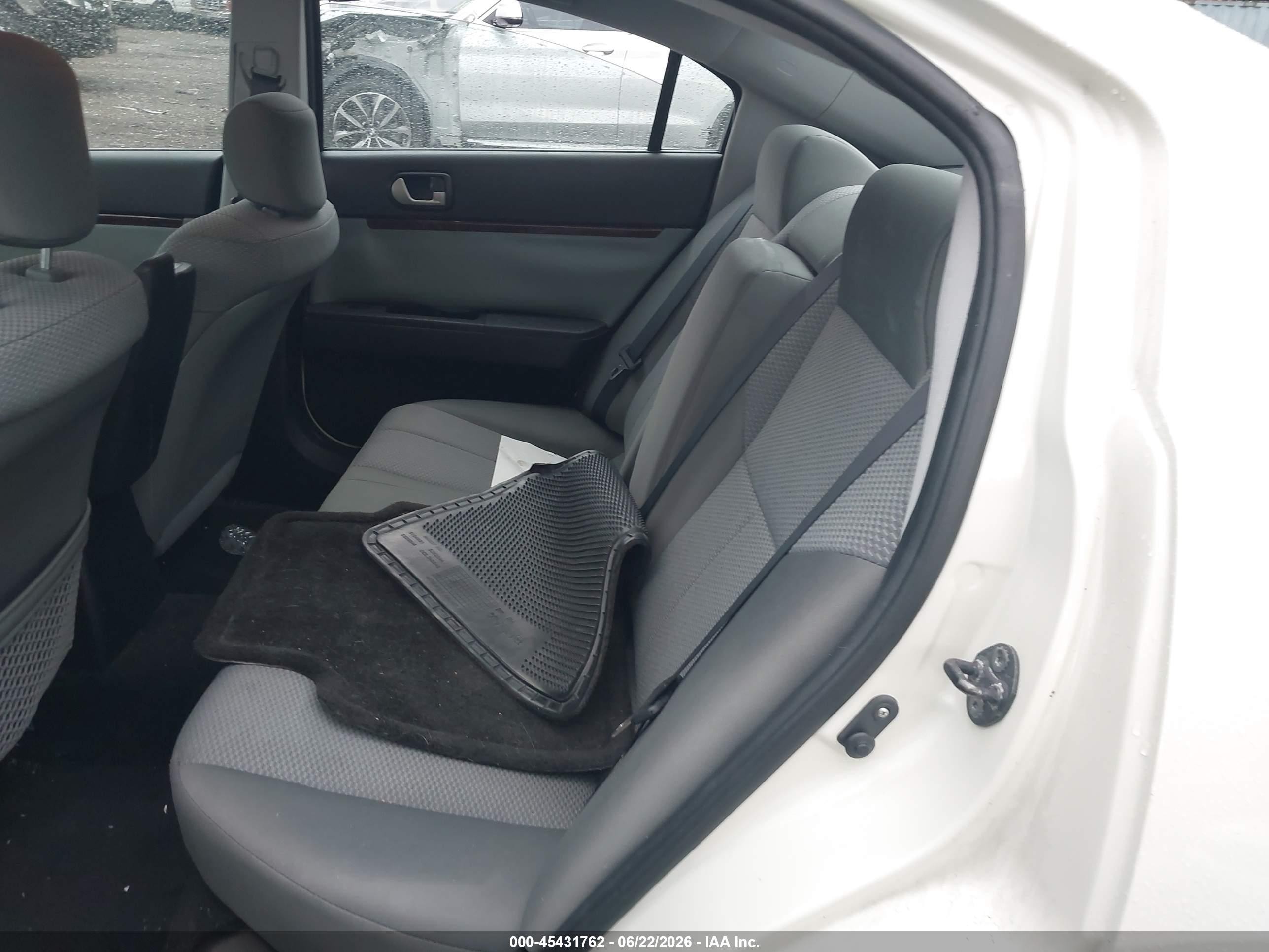 2009 Mitsubishi Galant Es/sport Edition White vin: 4A3AB36F69E024568
