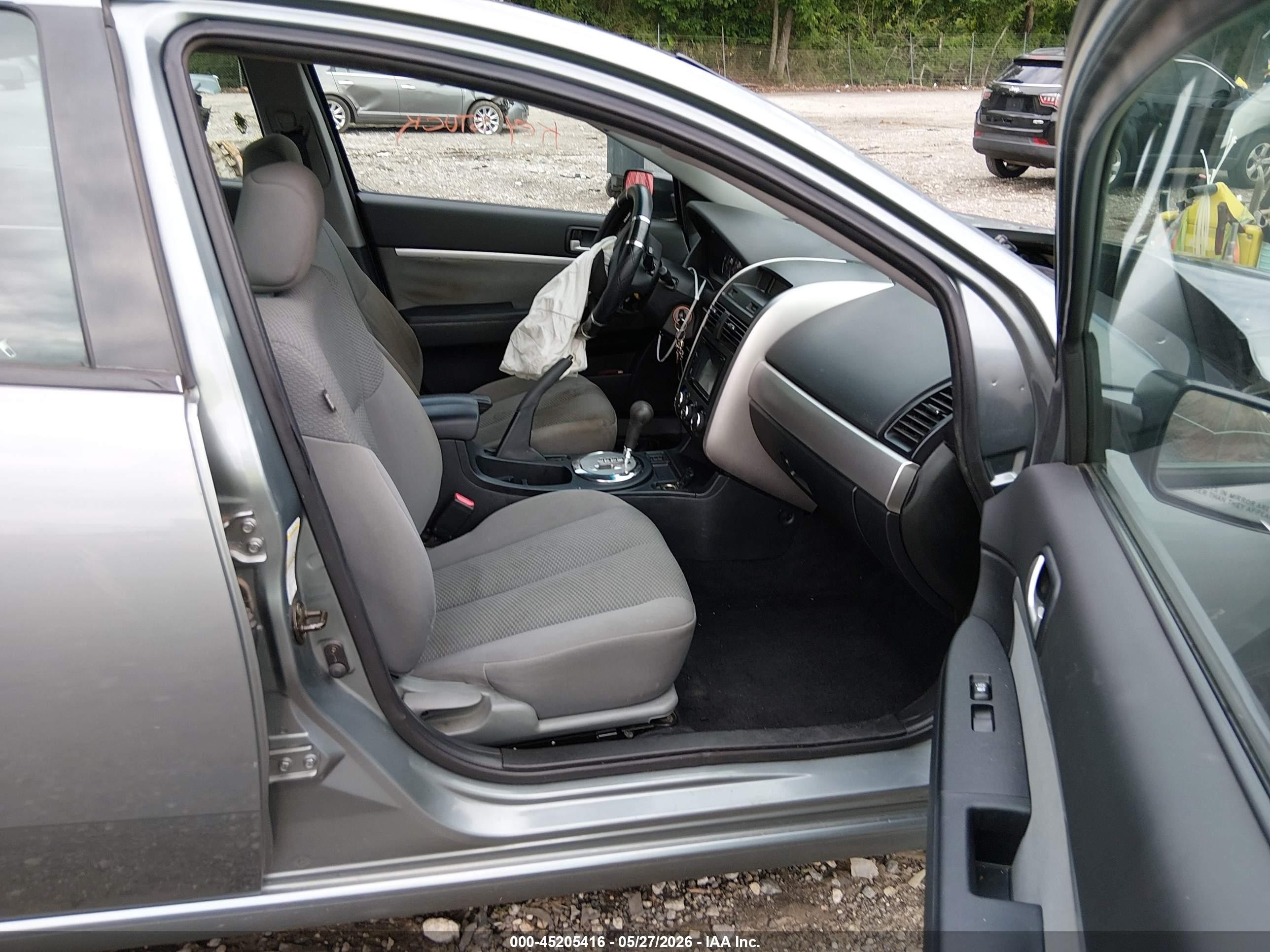 2007 Mitsubishi Galant Es/se Gray vin: 4A3AB36F77E021417