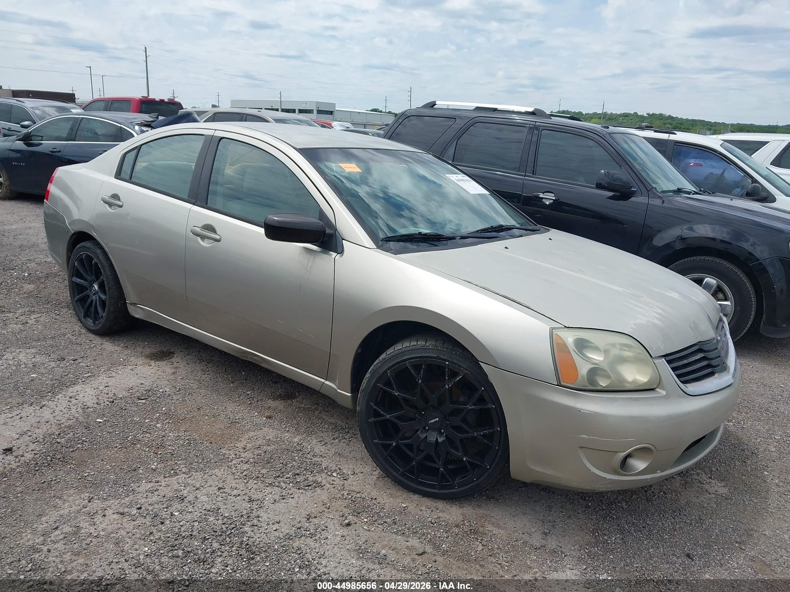 2007 Mitsubishi Galant Es/se Green vin: 4A3AB36F77E079205