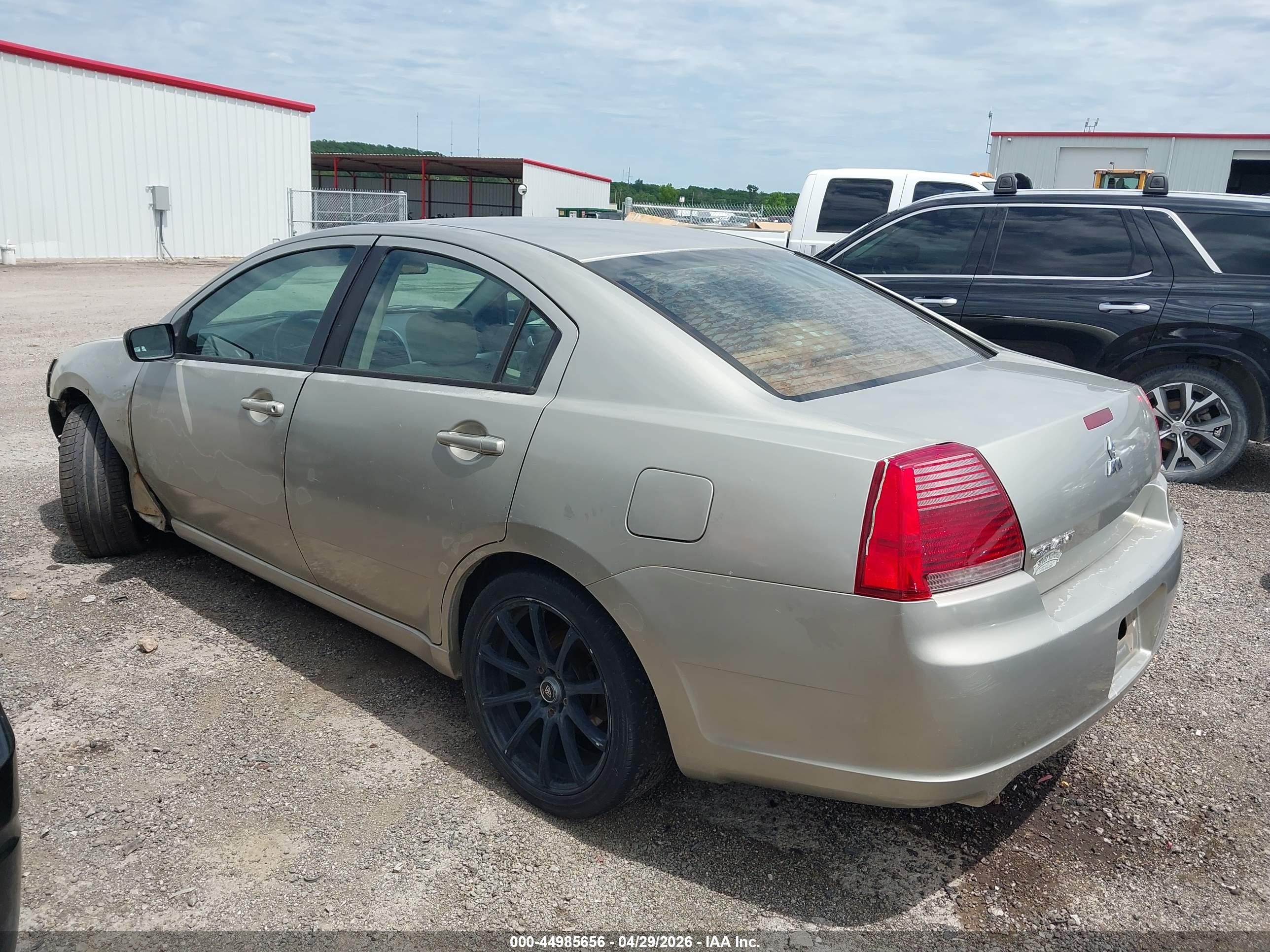2007 Mitsubishi Galant Es/se Green vin: 4A3AB36F77E079205