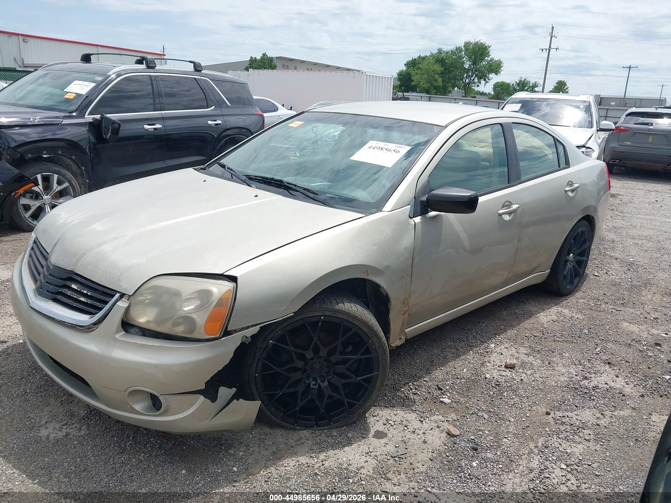 2007 Mitsubishi Galant Es/se Green vin: 4A3AB36F77E079205