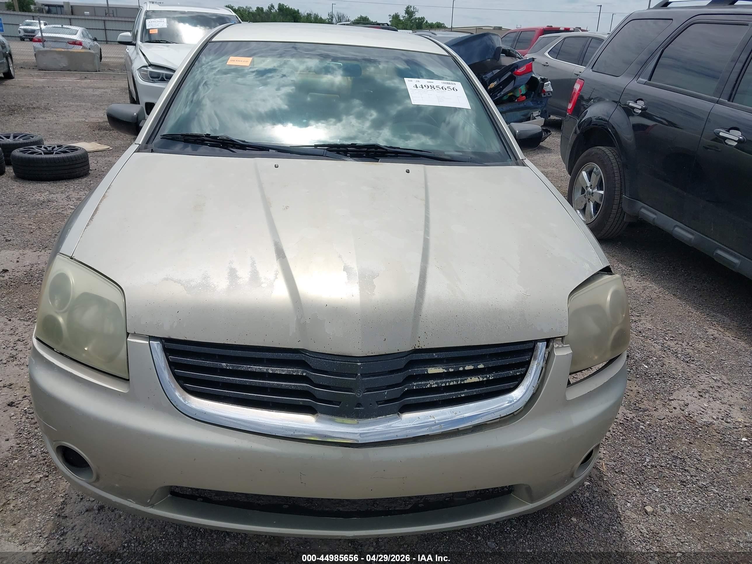 2007 Mitsubishi Galant Es/se Green vin: 4A3AB36F77E079205